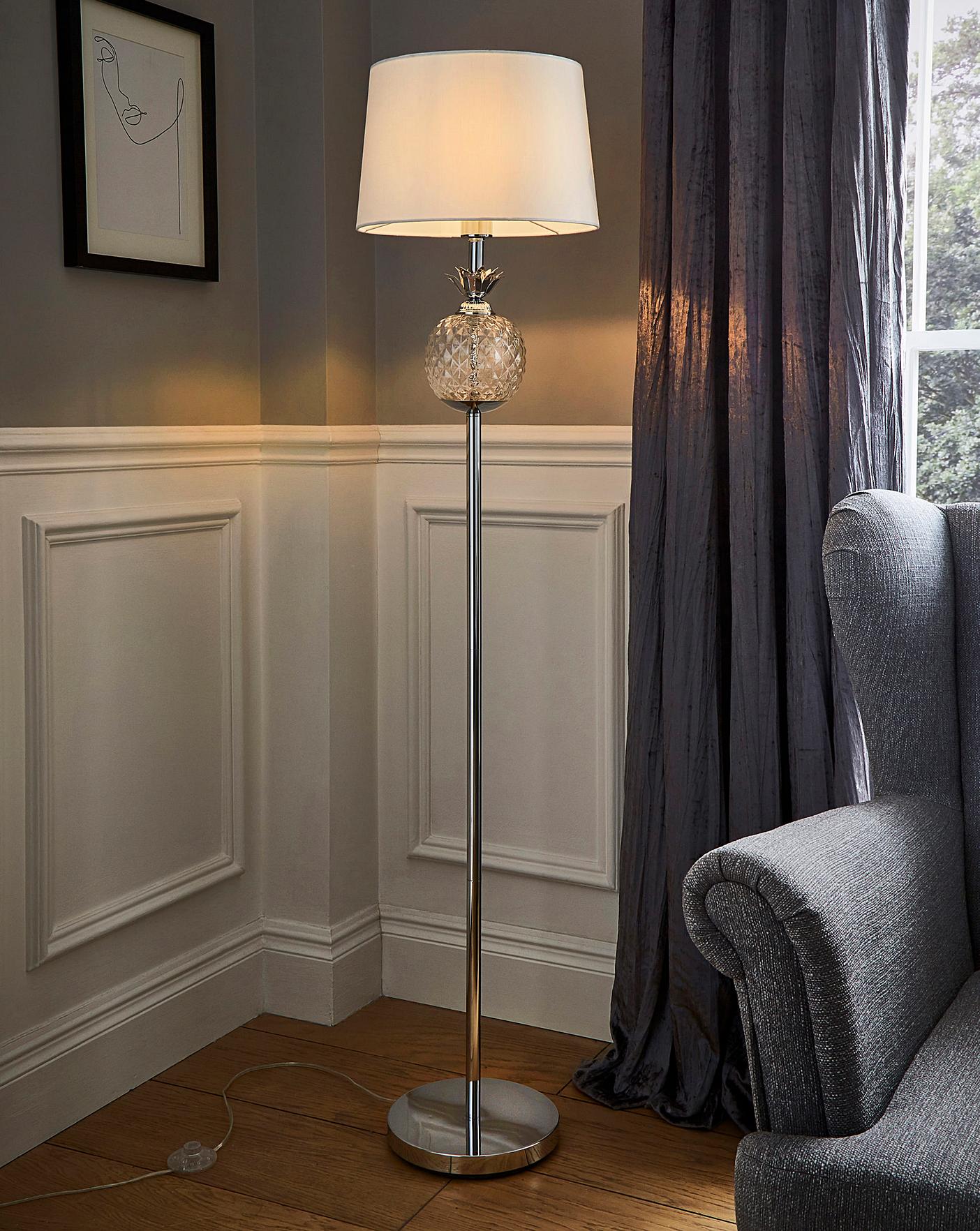 Glass Pineapple Floor Lamp Ambrose Wilson