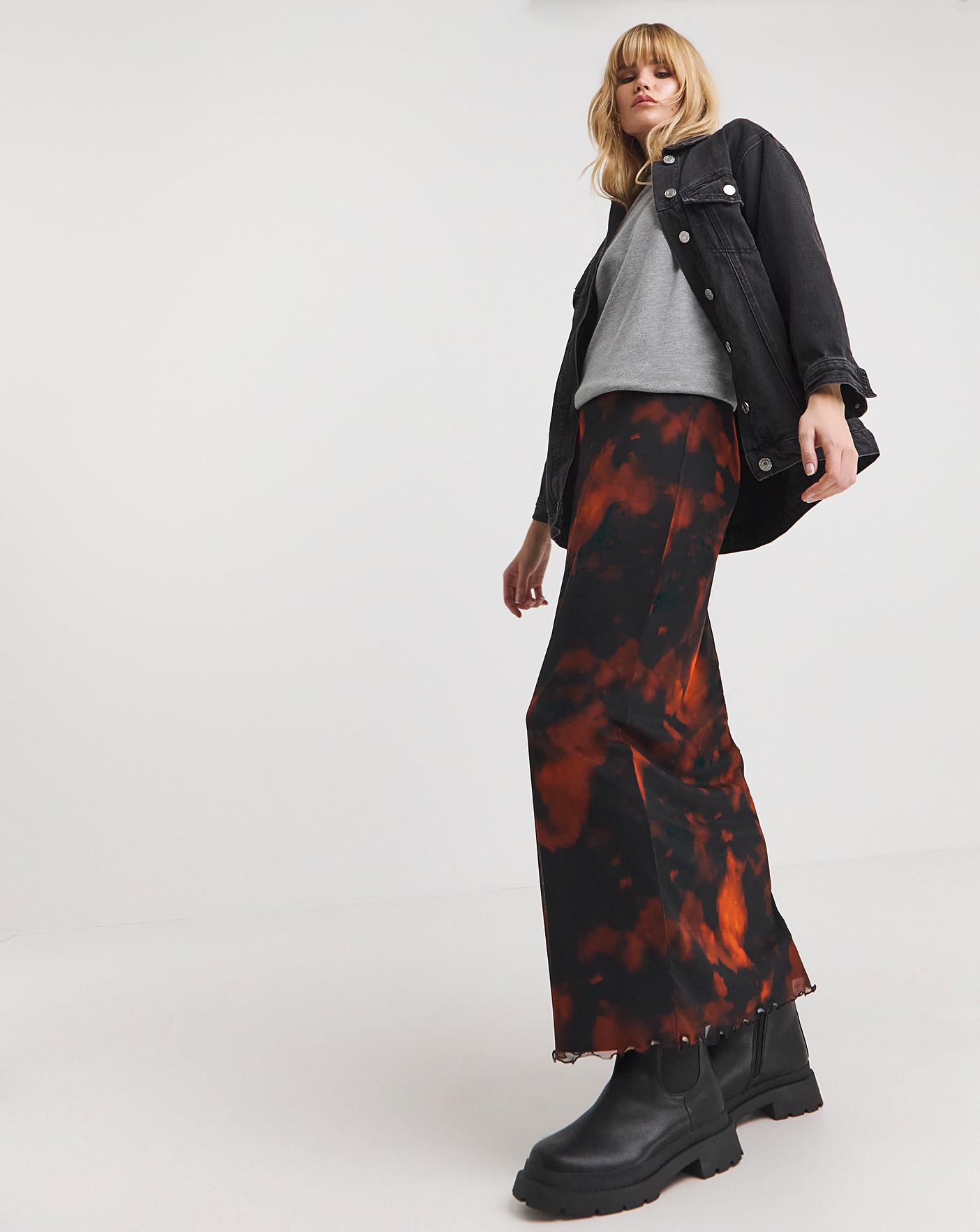 Maxi shop skirt overlay