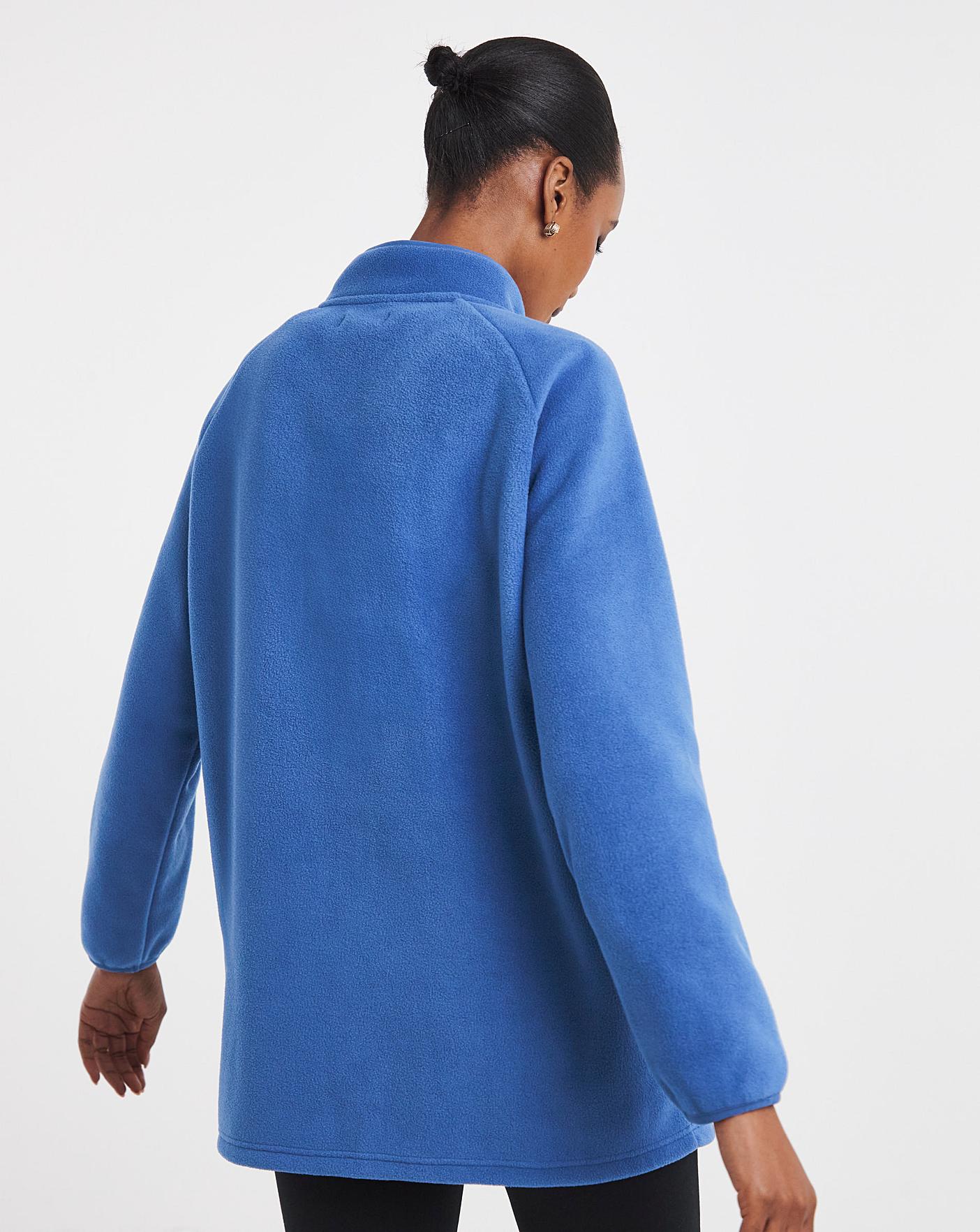 Zip Through Longline Fleece | Oxendales