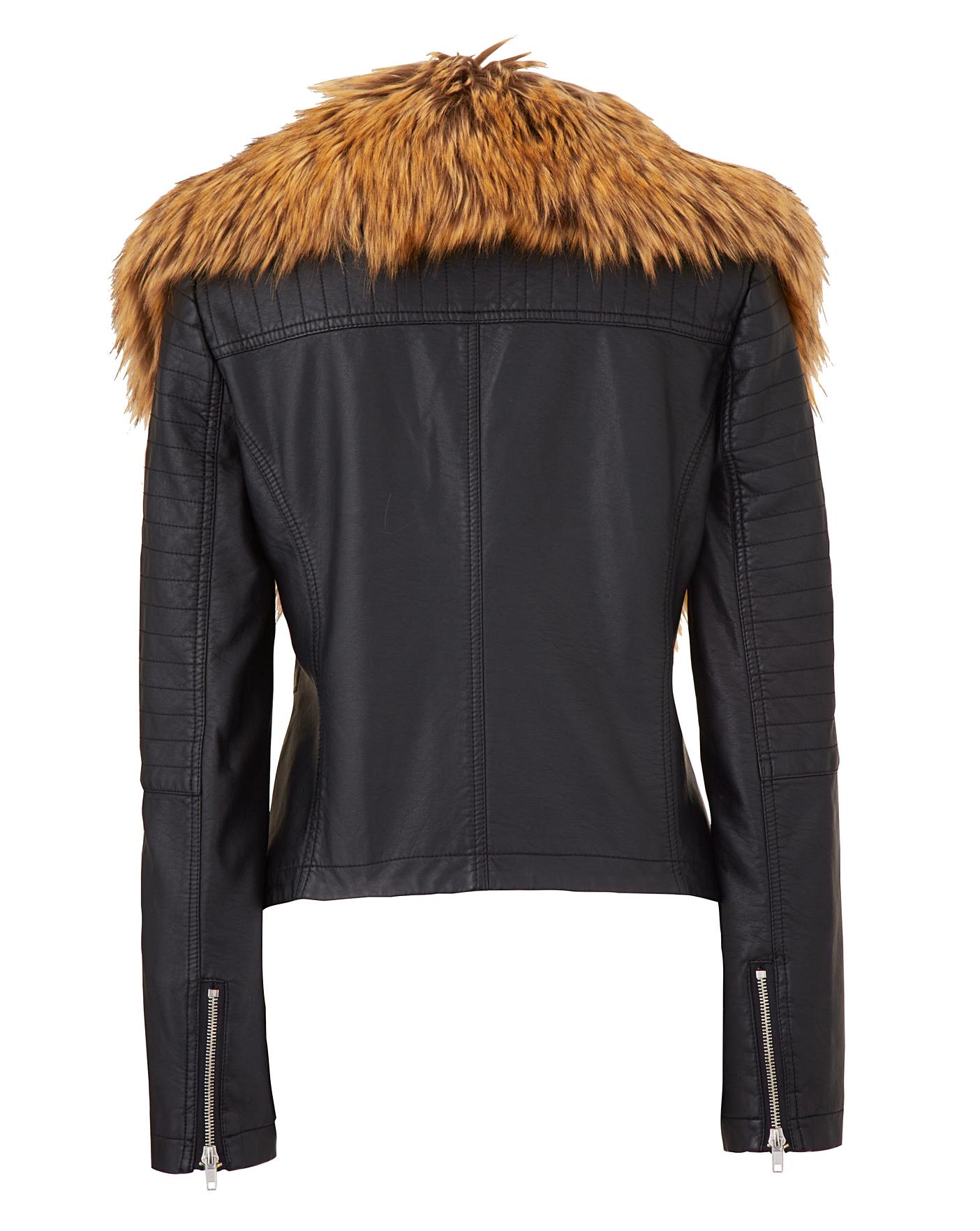 PU Biker Jacket | Simply Be