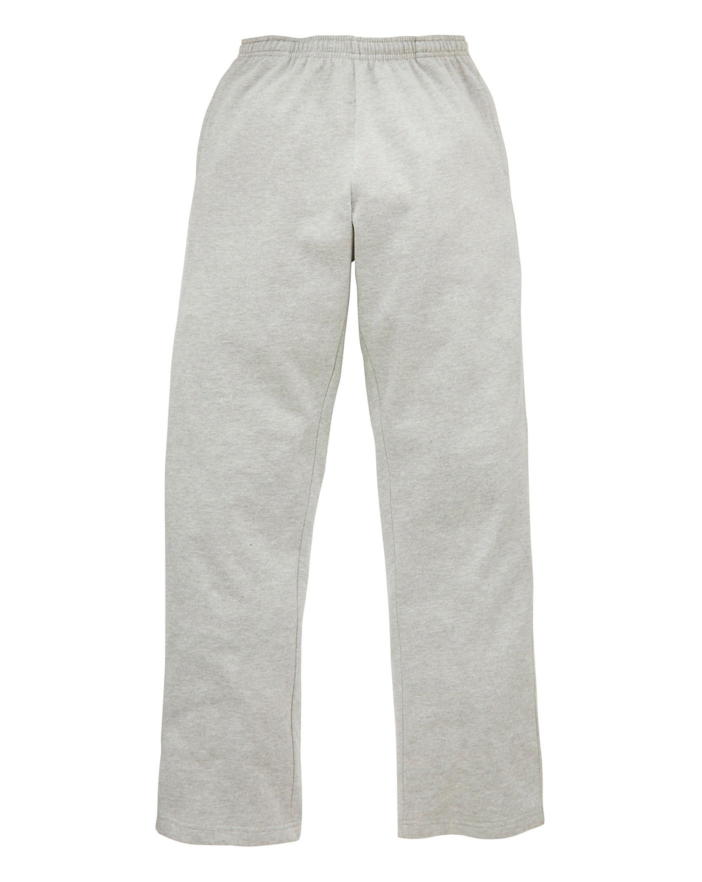 straight hem jog pants