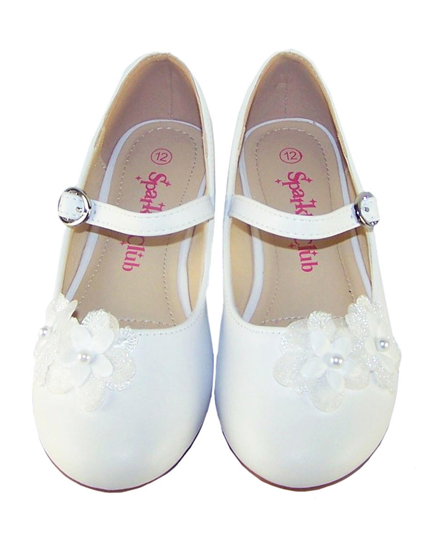flat white ballerina shoes