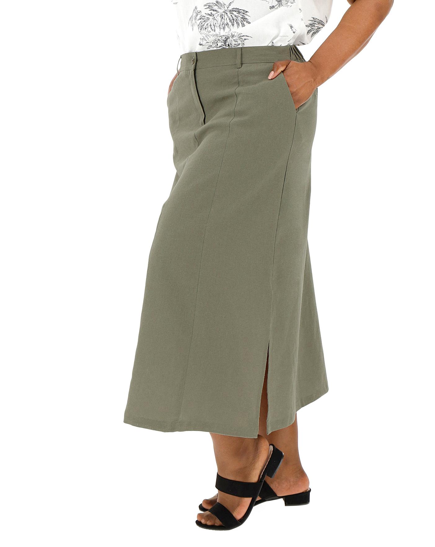 Linen hotsell rich skirt