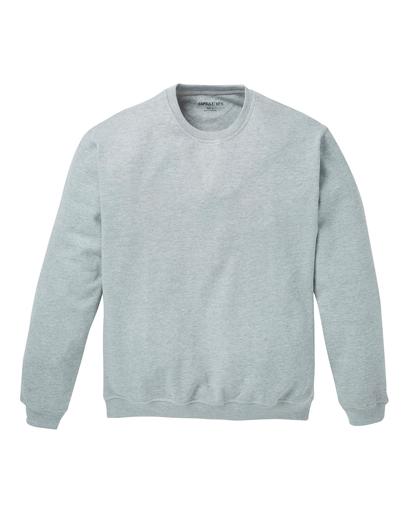 grey crew sweatshirt