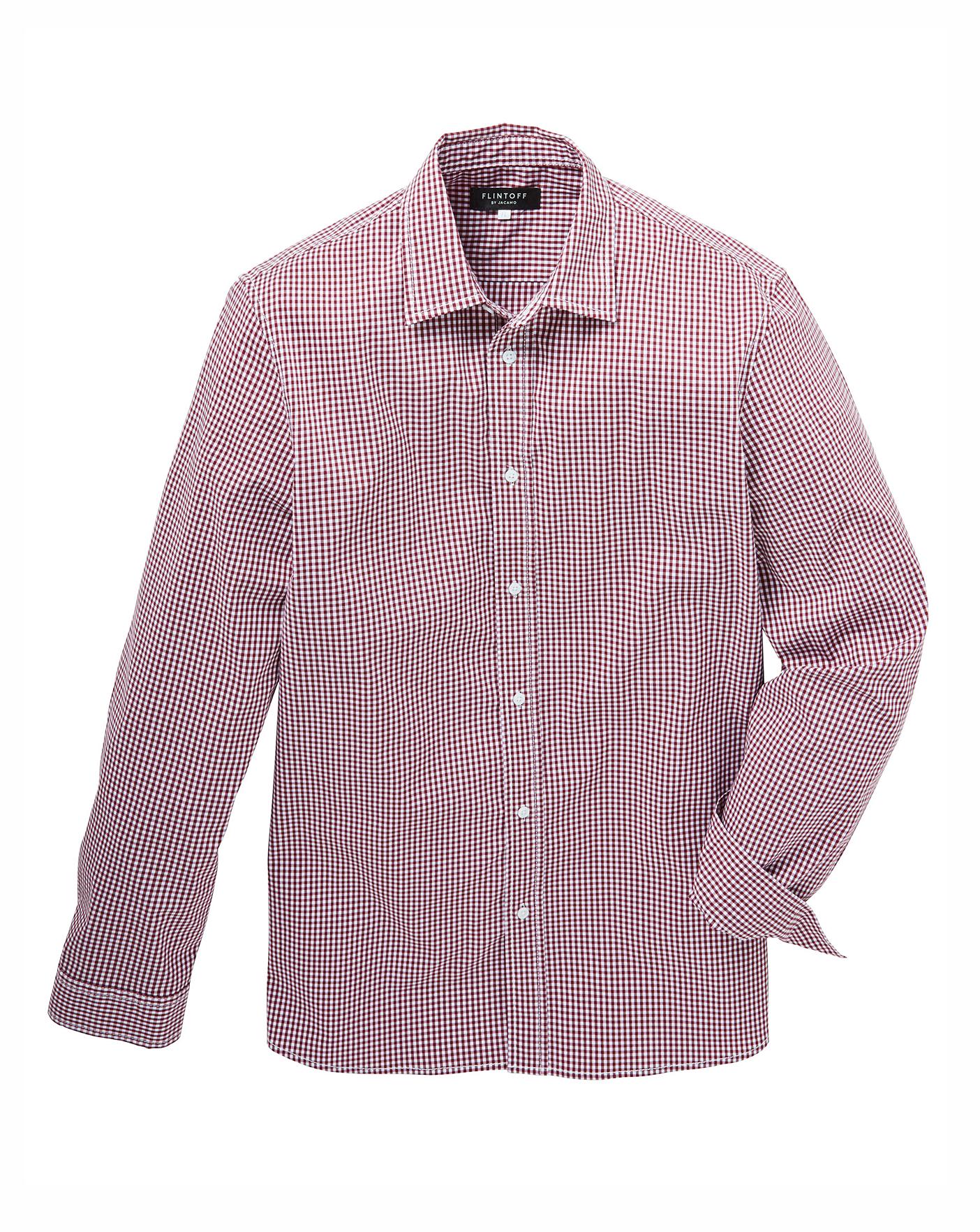 Jacamo L/S Check Shirt Long | Crazy 