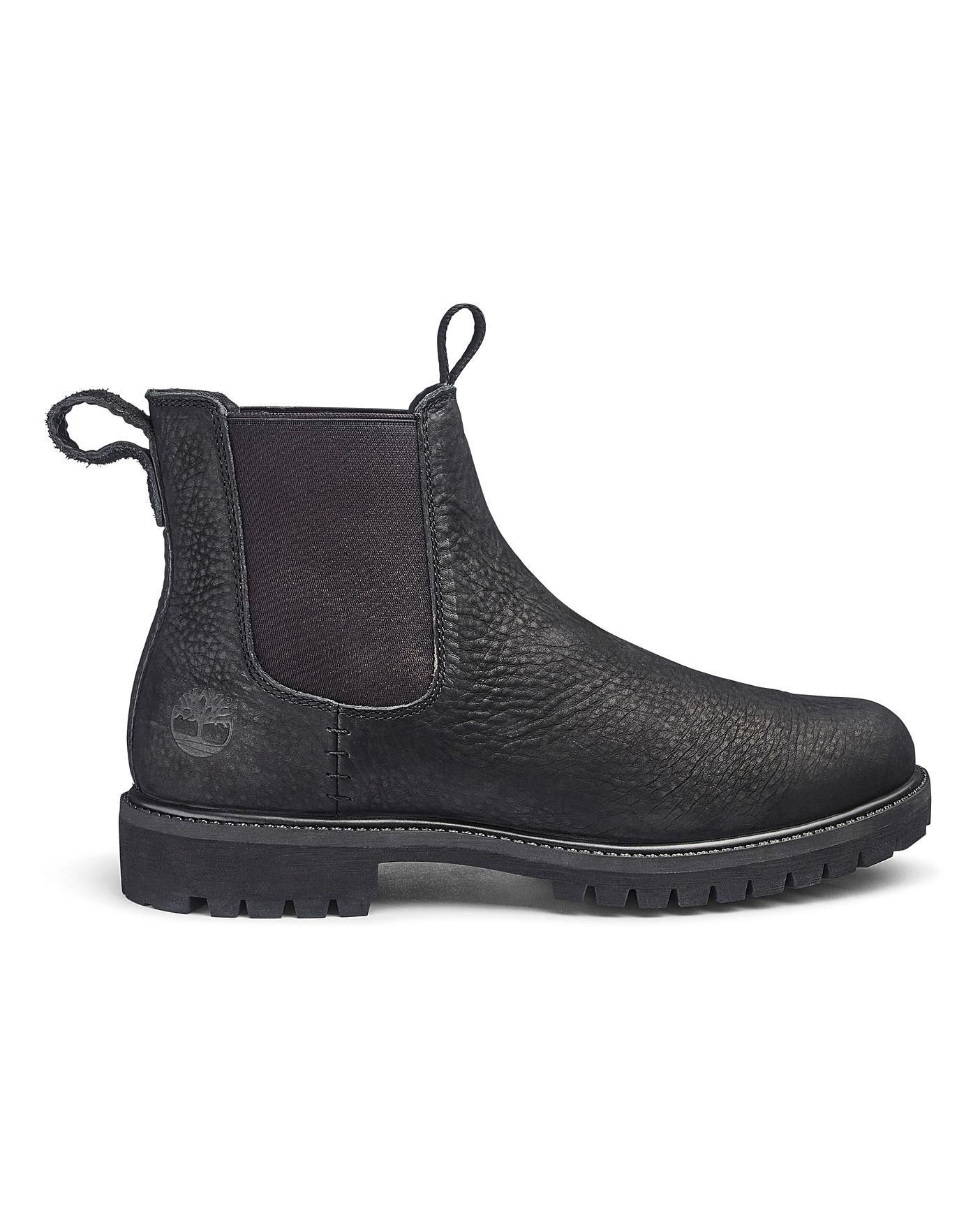 timberland black chelsea boots