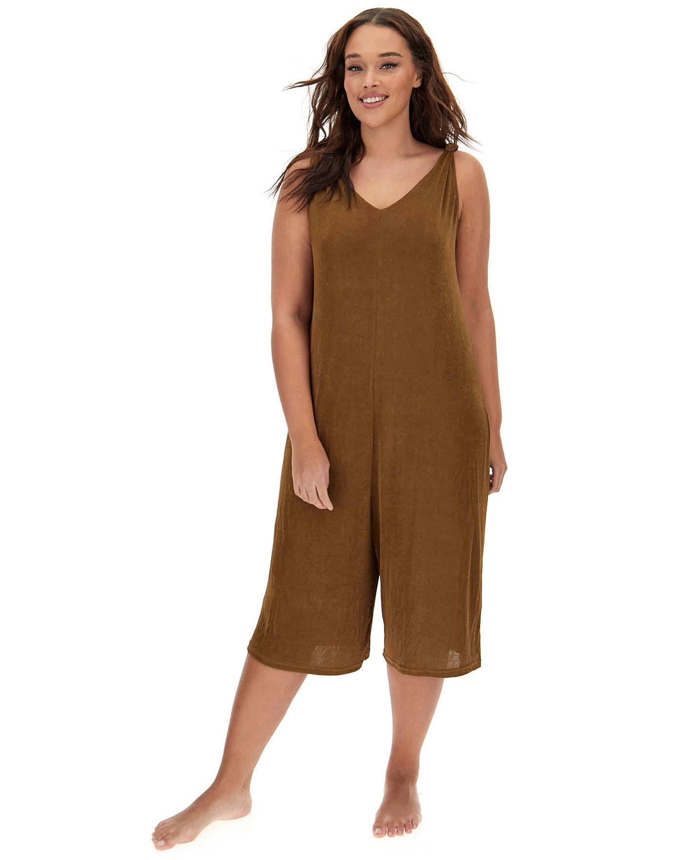 loose jersey jumpsuit