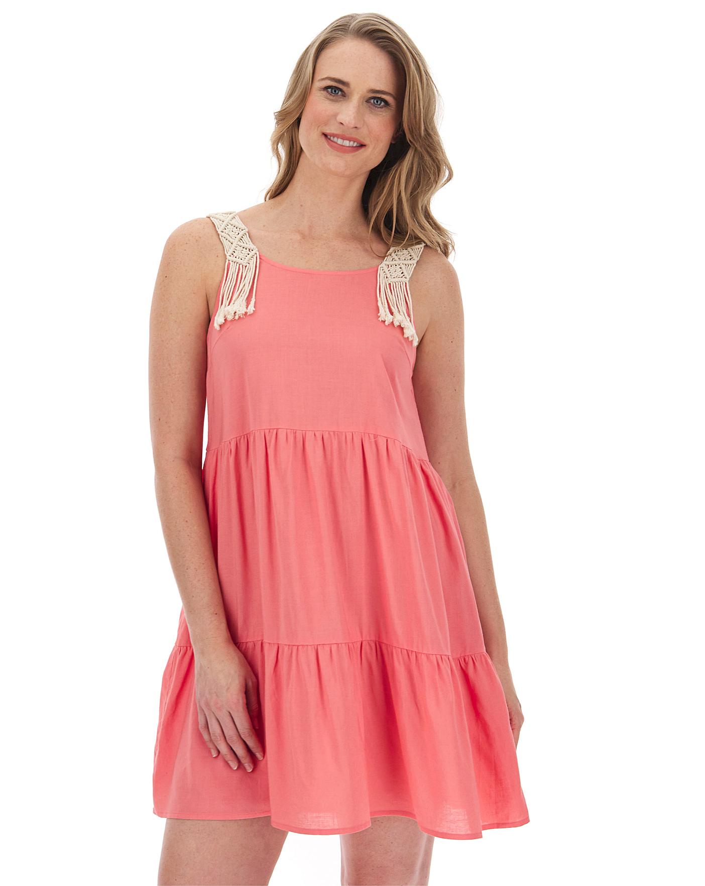 tiered beach dress