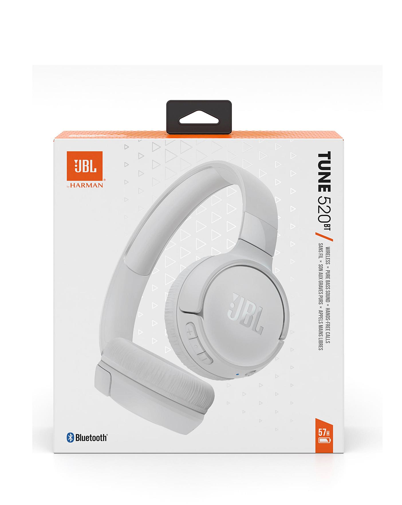 Buy JBL Tune 520BT Wireless Bluetooth Headphones - White