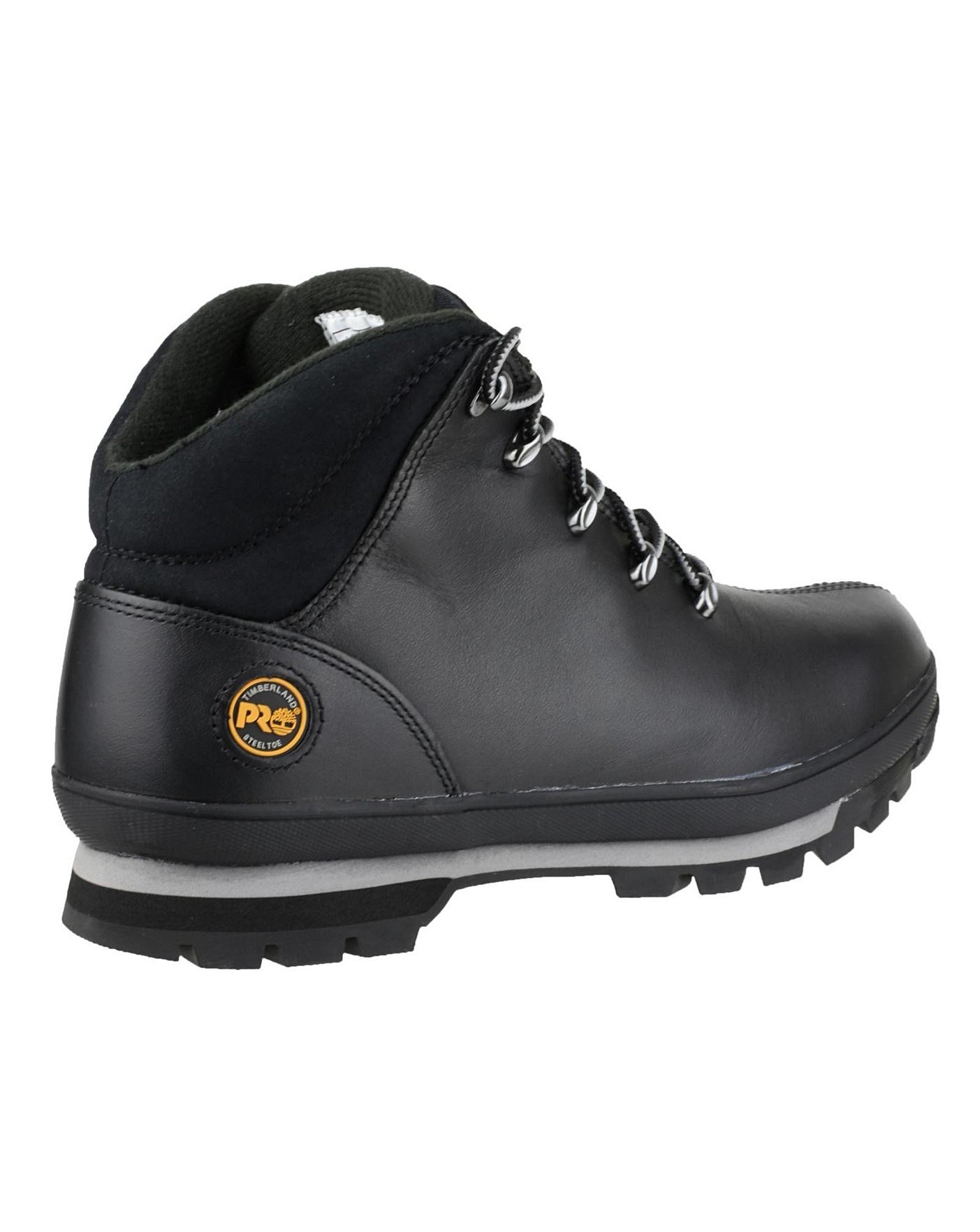 timberland splitrock pro black safety boots