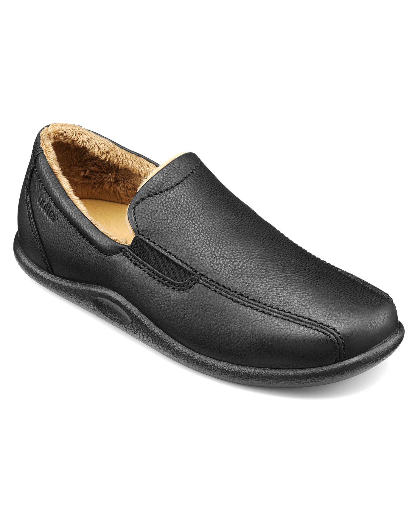 Hotter Mens Relax Low-Top Slippers 