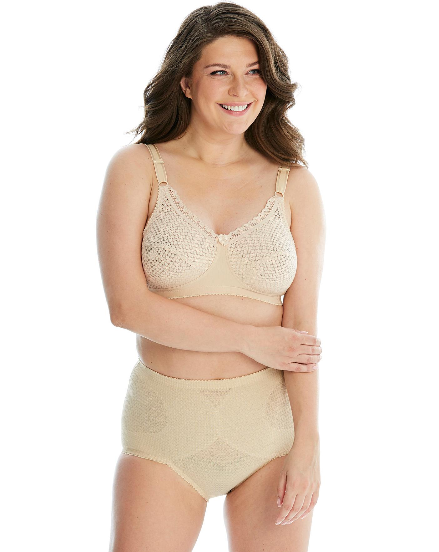 Soft Lace Underwired Support Bra by Miss Mary