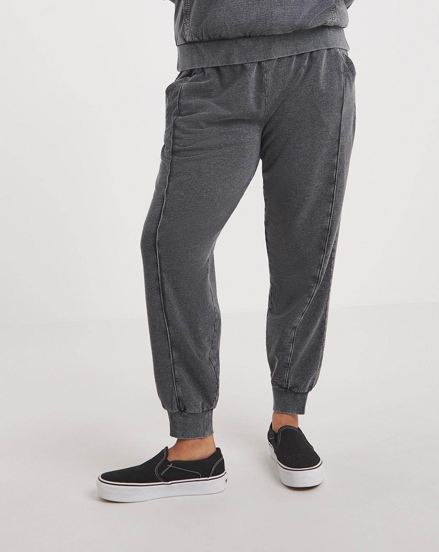 Womens acid wash joggers sale