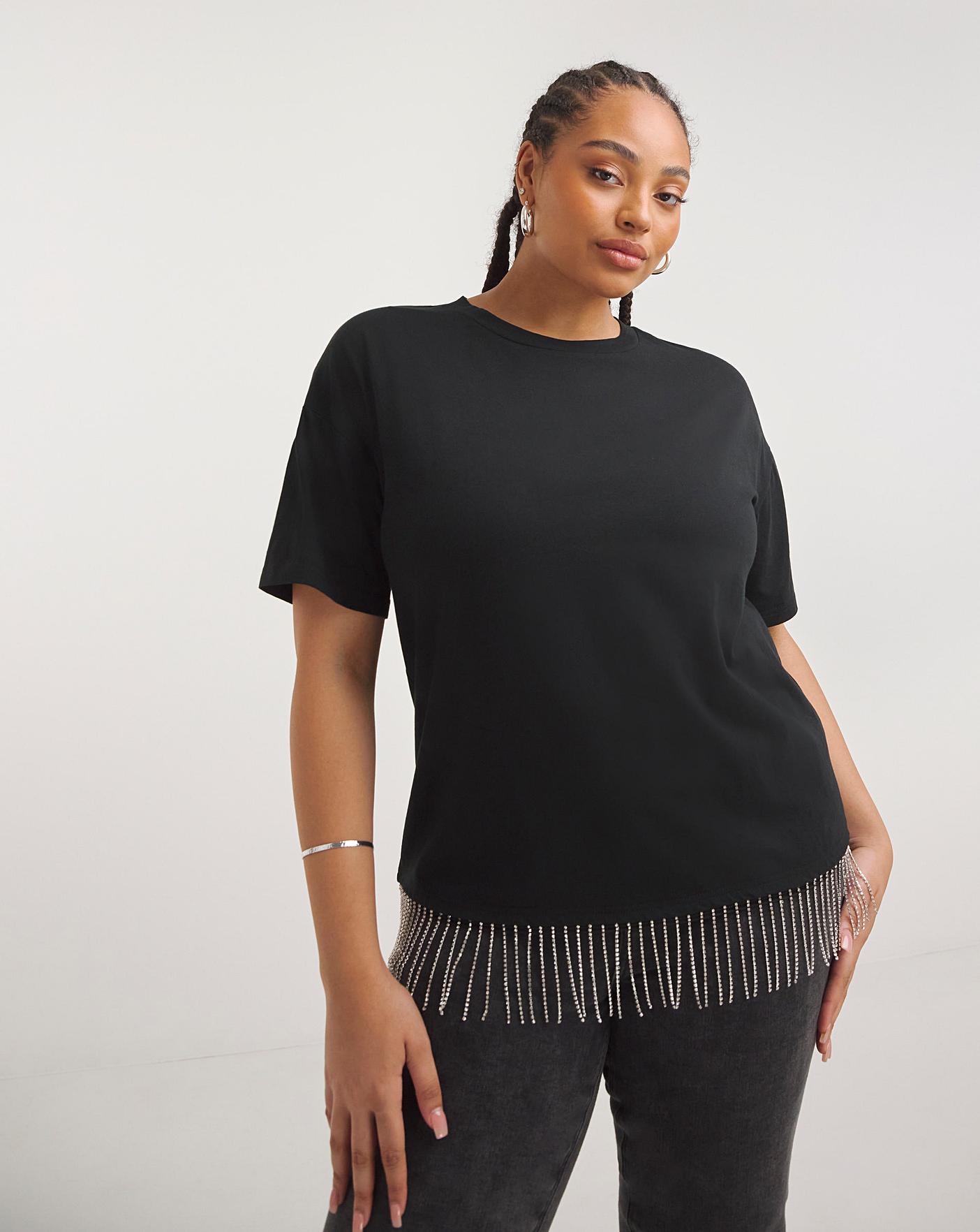 fringe t shirt sleeves