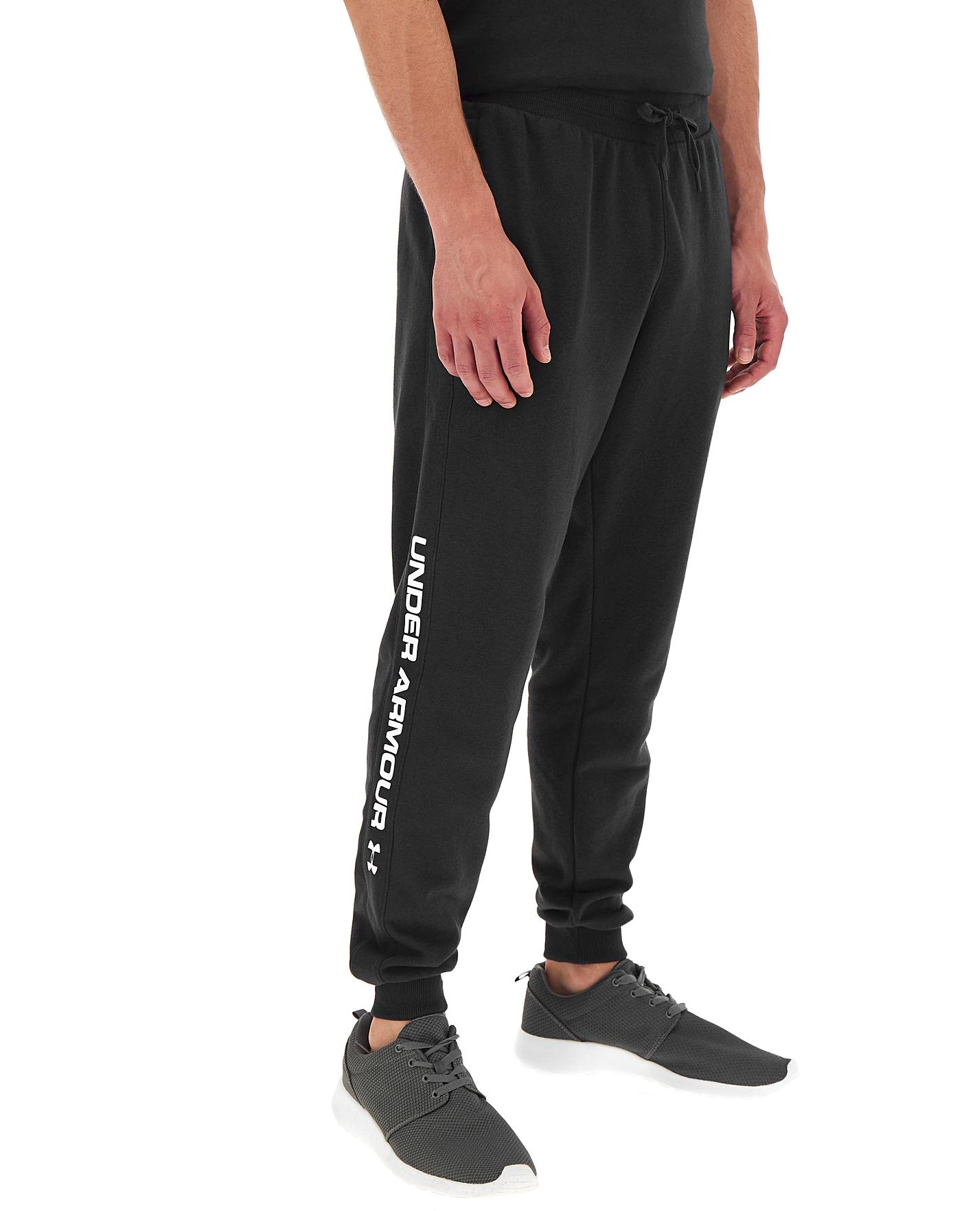 black under armor joggers