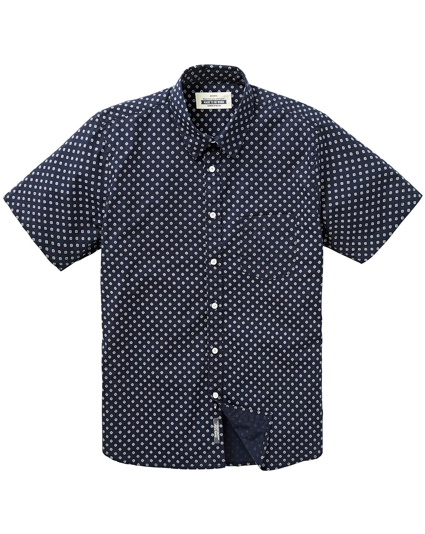 geo print shirt