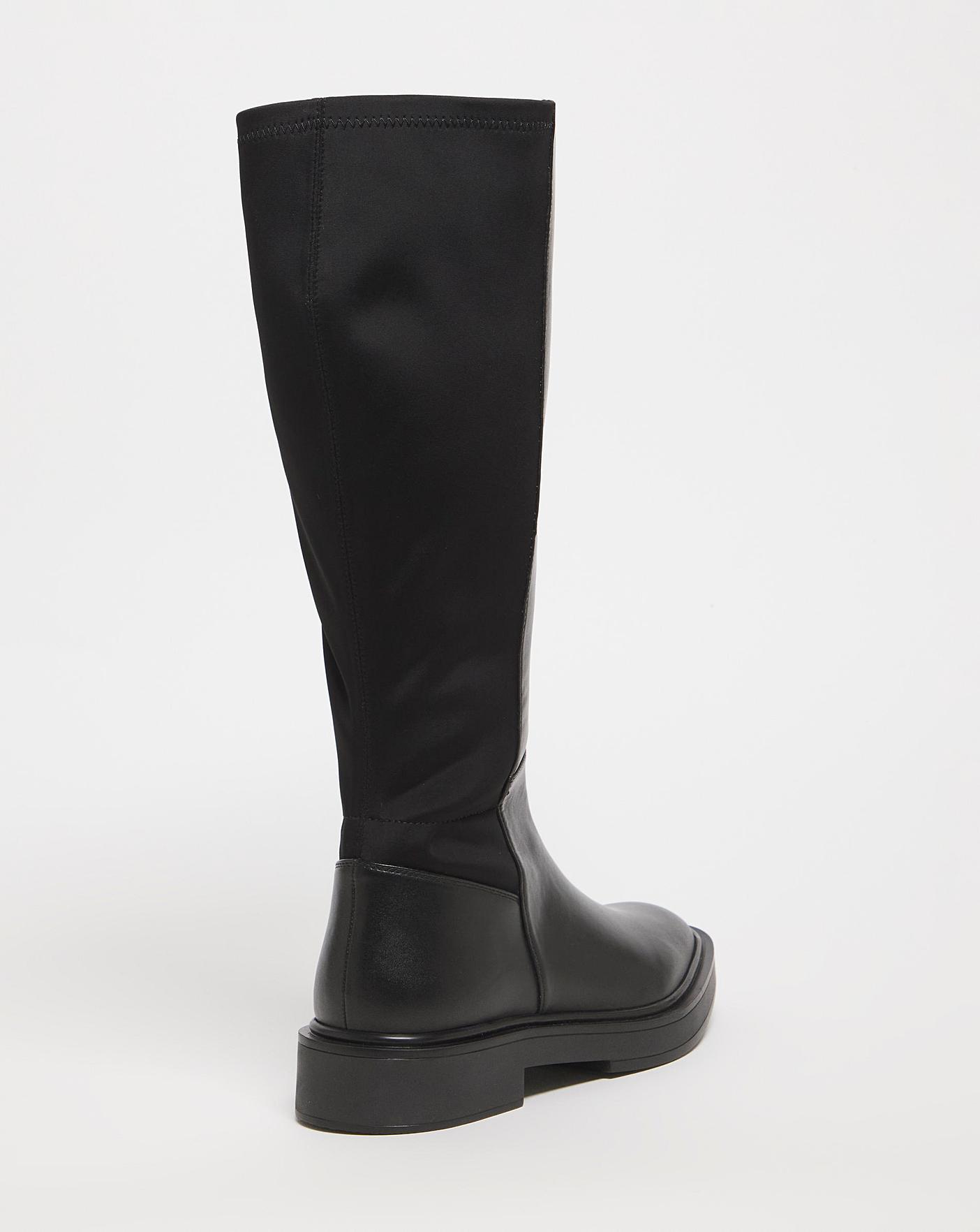 Classic Stretch Knee Boots Wide S Marisota