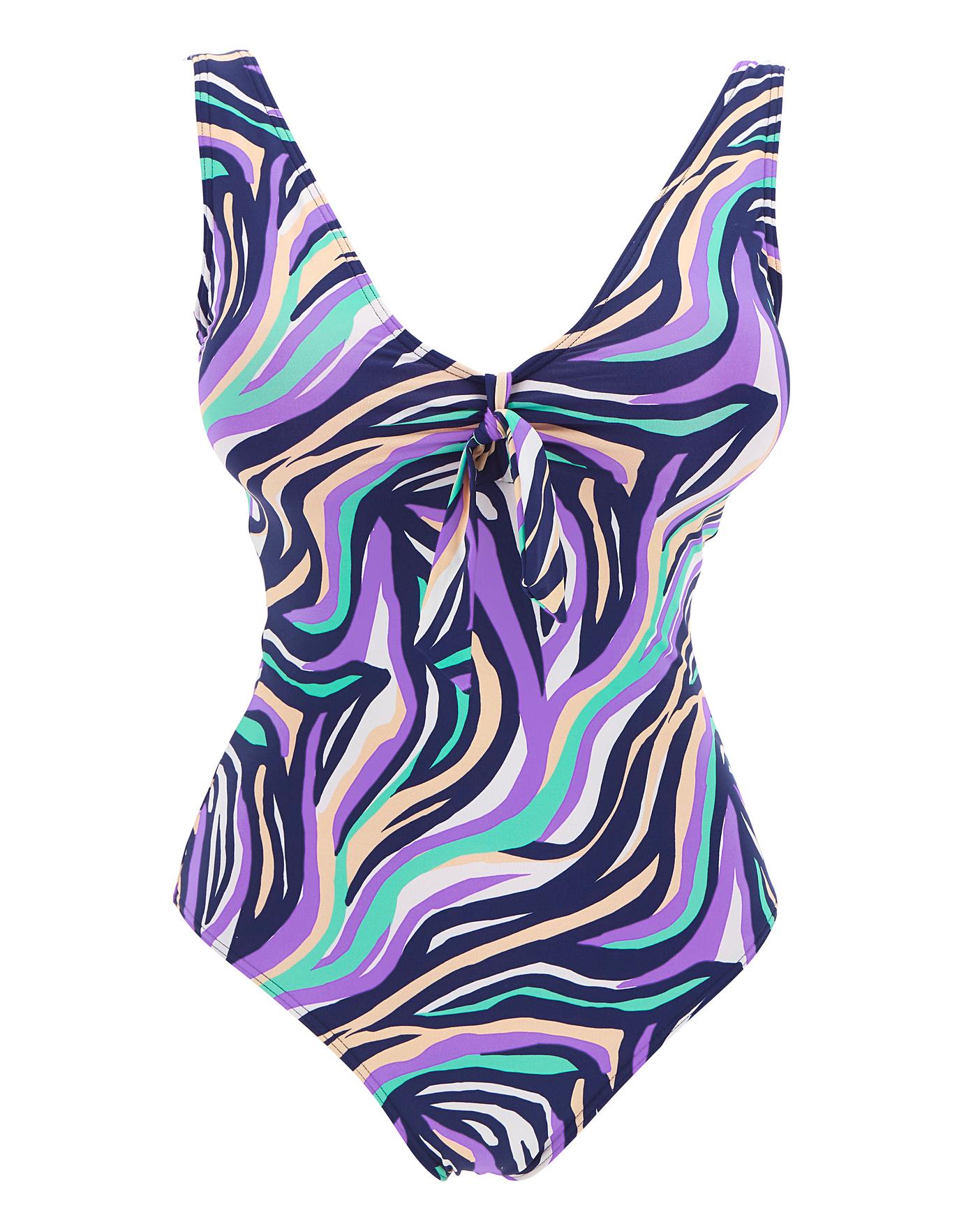 Recycled Printed Swimsuit Simply Be