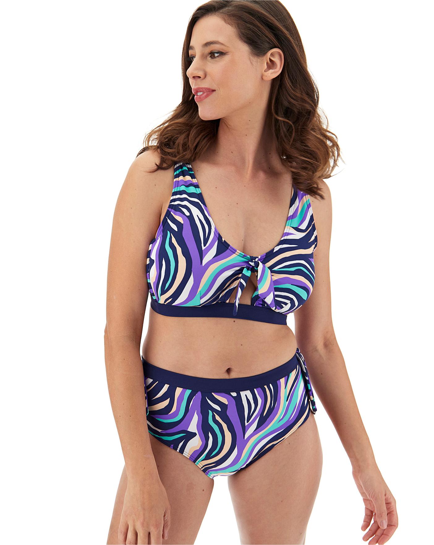 tie front bikini set