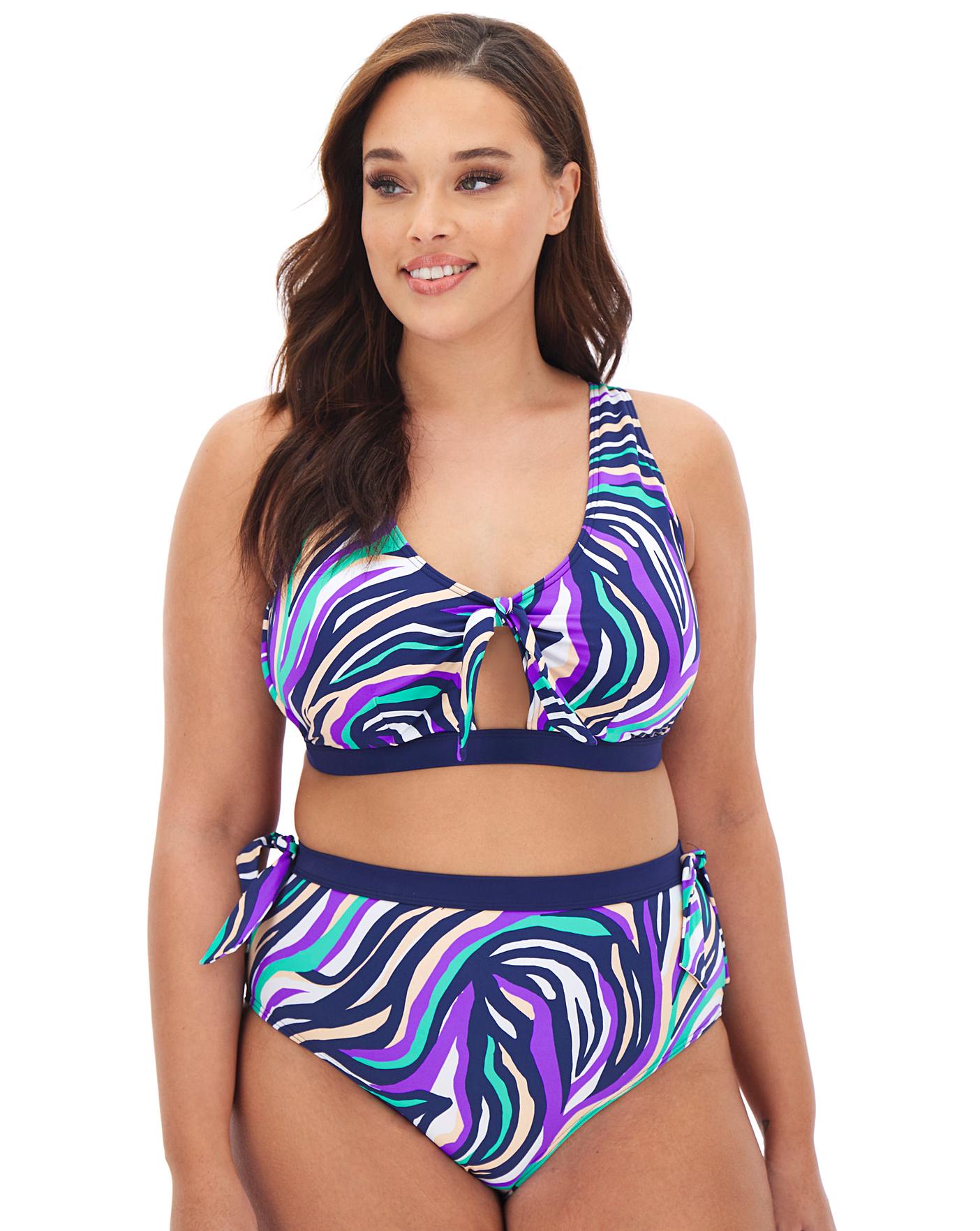 tie front bikini set