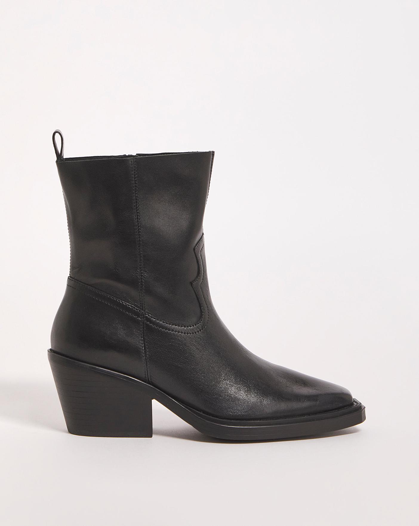Ankle Western Boots Ex Wide | J D Williams