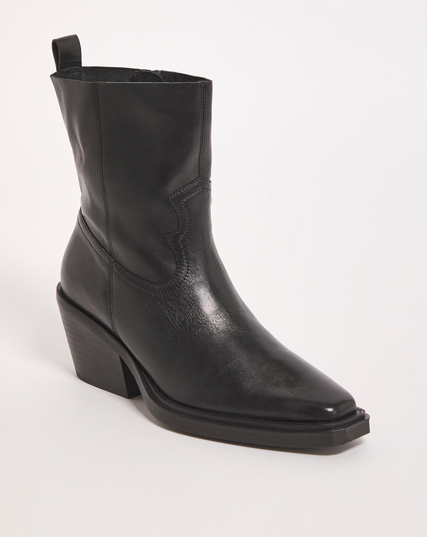 Ankle Western Boots Ex Wide | J D Williams