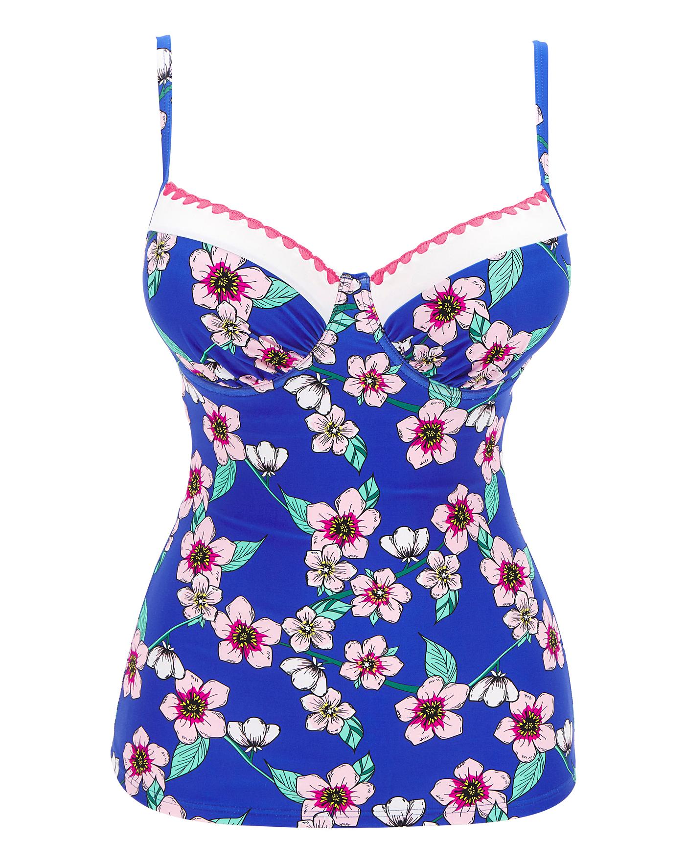 MAGISCULPT Underwired Tankini Top | J D Williams