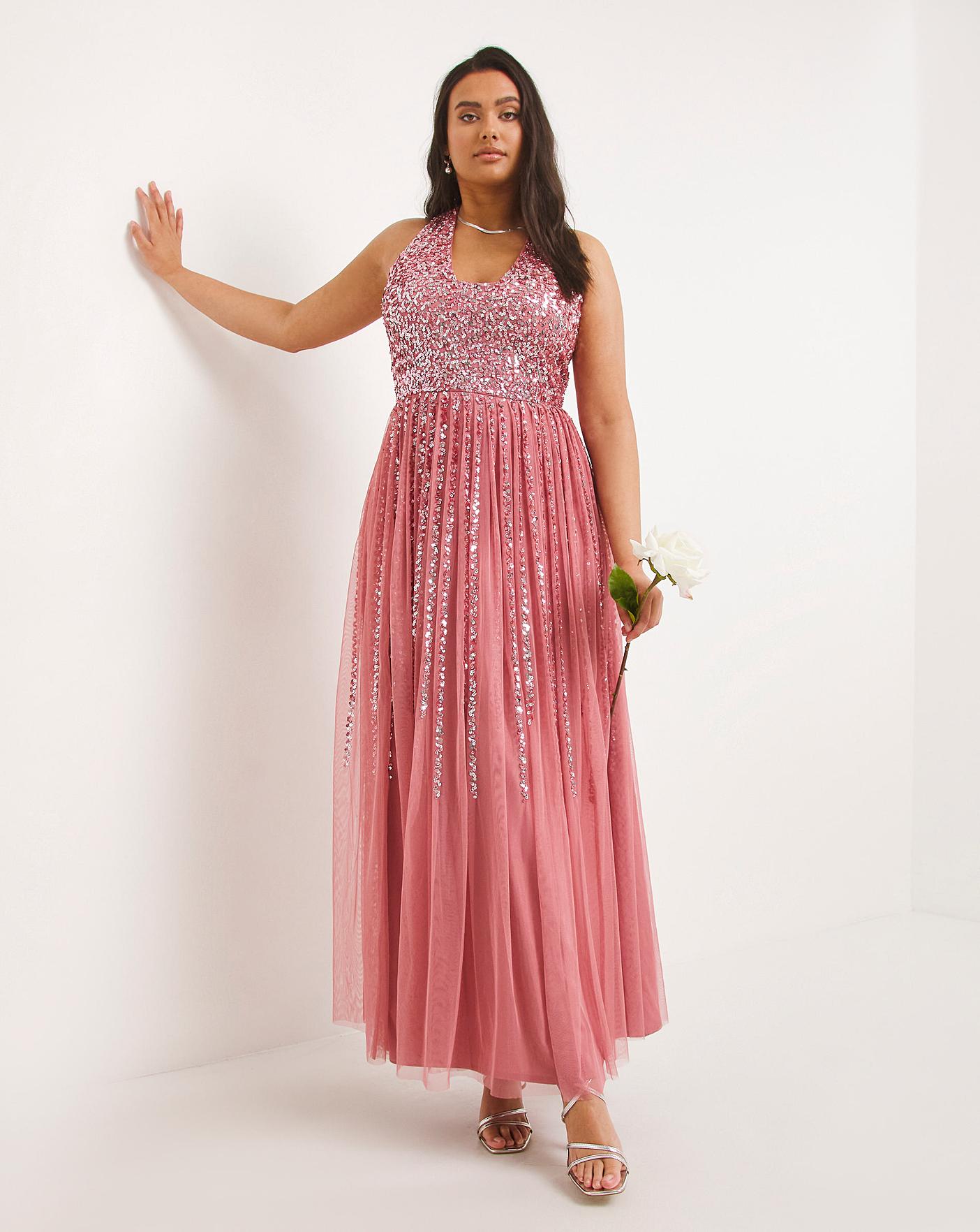 Maya tulle maxi outlet dress