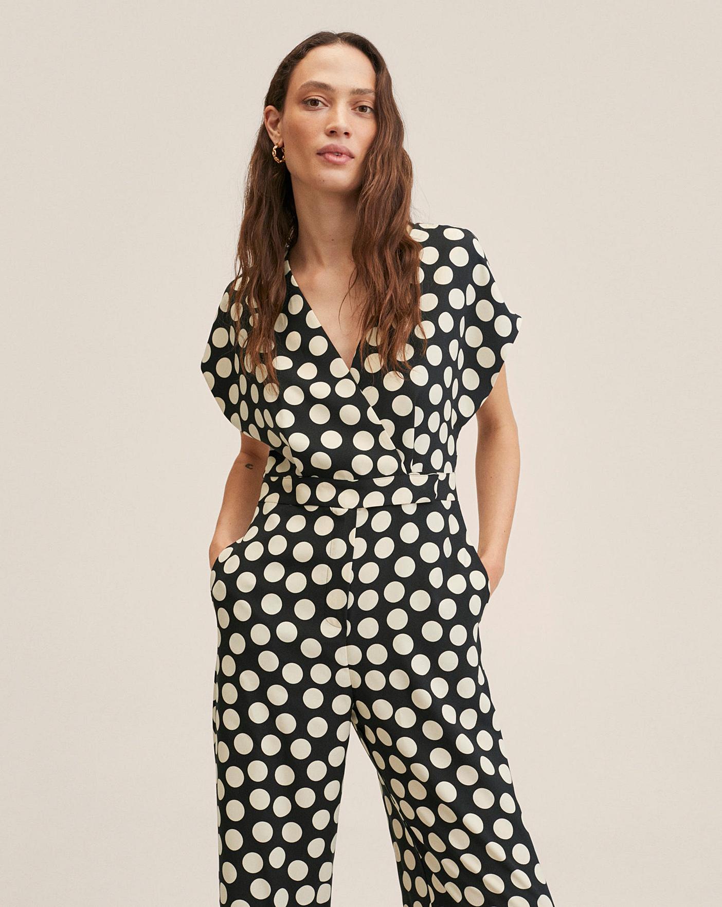 Dot jumpsuit cheap