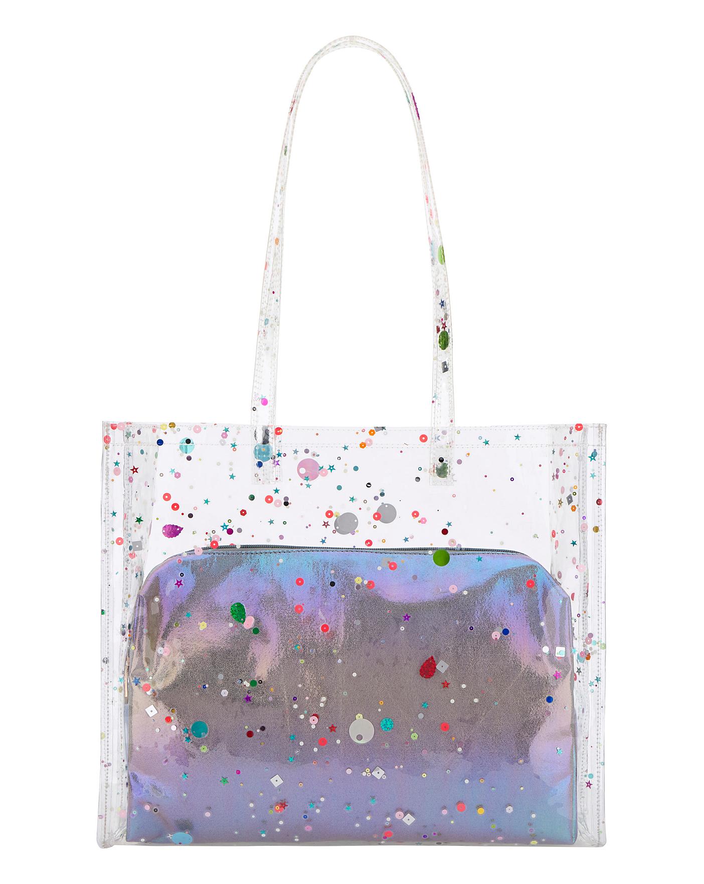 perspex beach bag