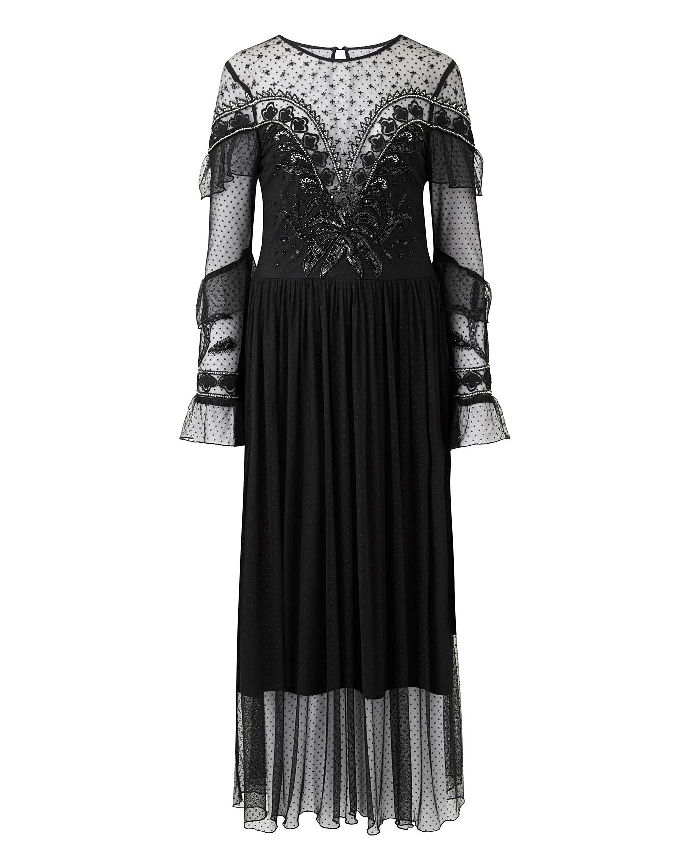 Joanna hope 2025 beaded midi dress