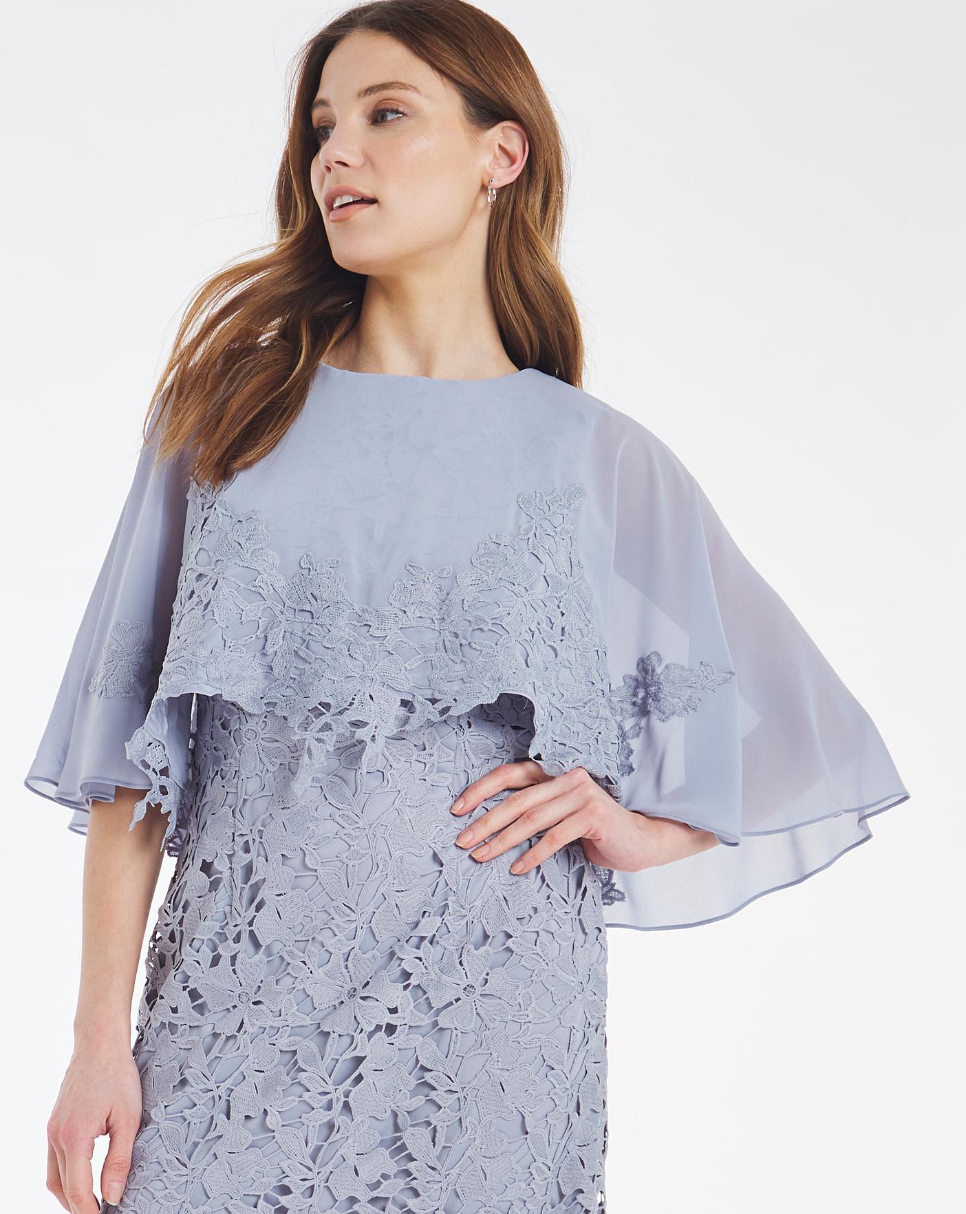 Lace hotsell cape dress