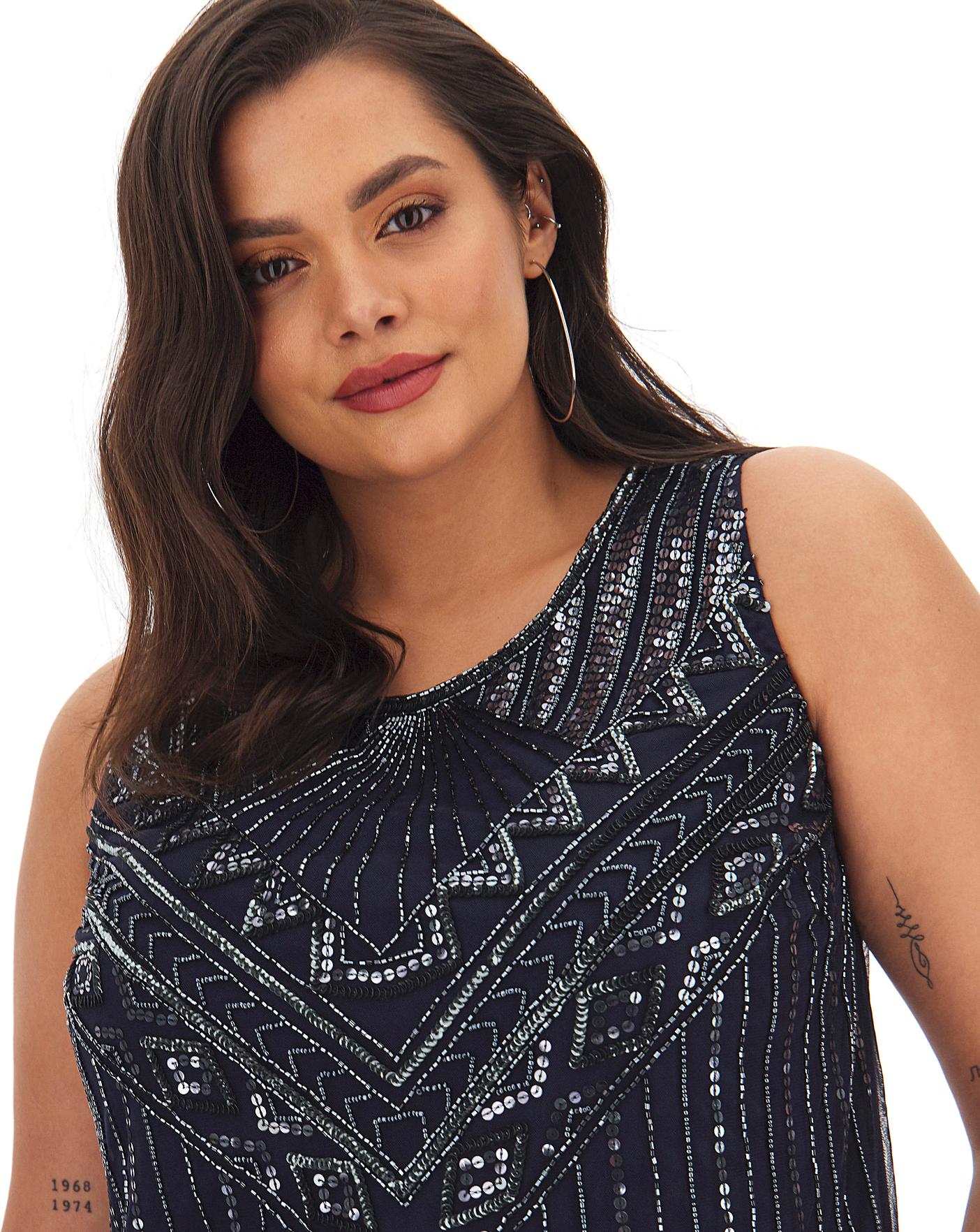 Joanna Hope Sequin Top | Simply Be