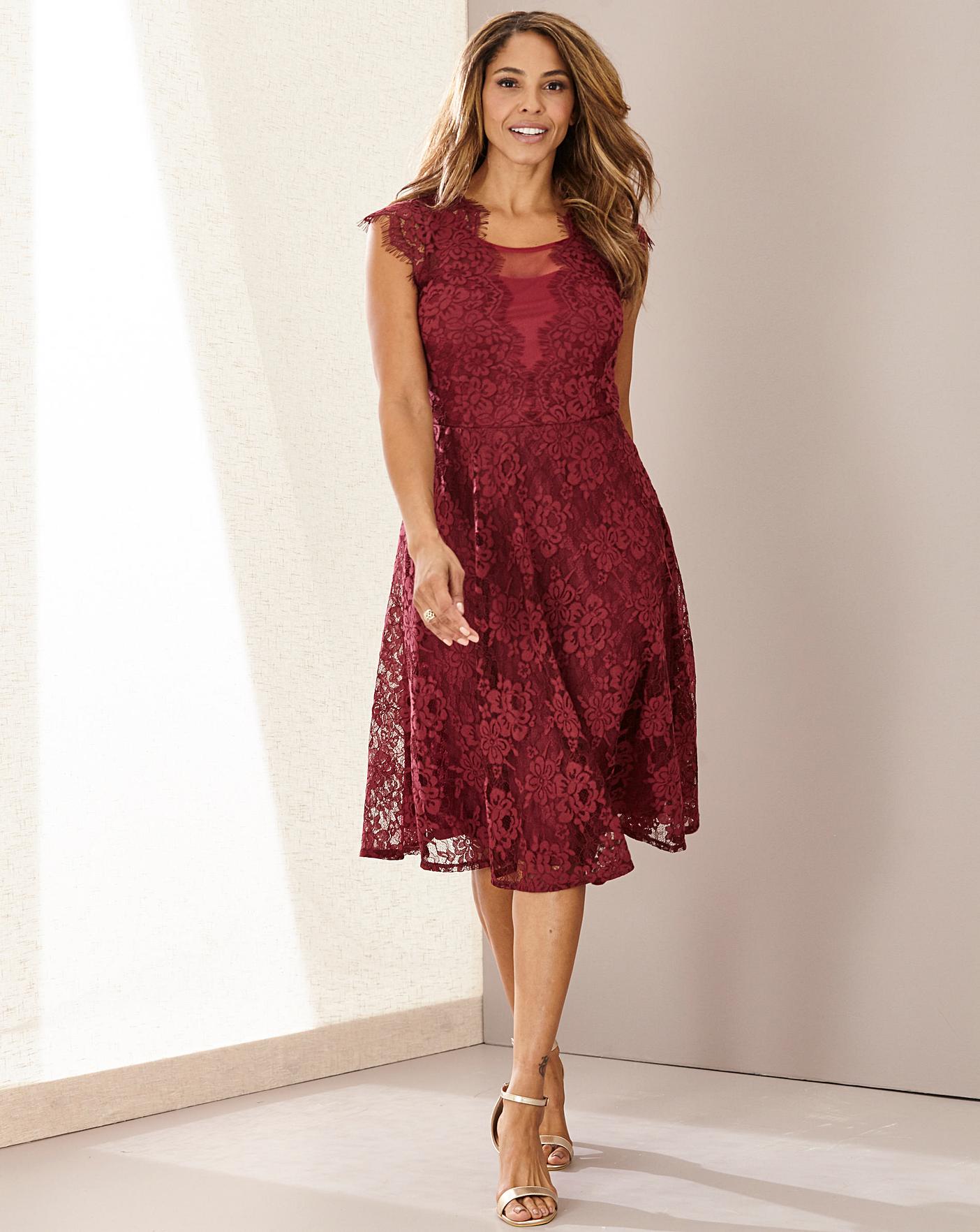 Joanna Hope Lace Fit N Flare Dress | J D Williams