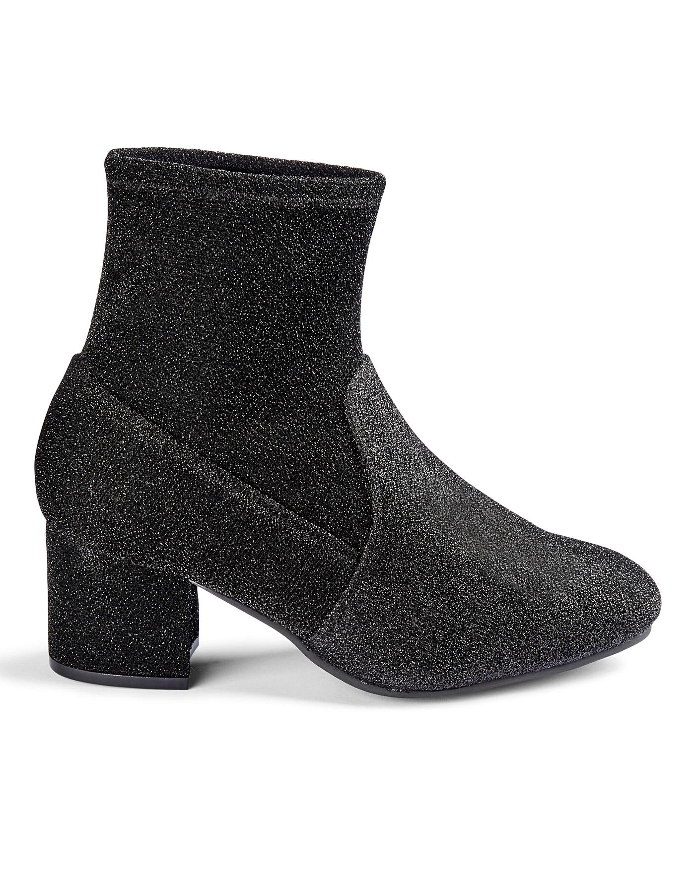 stretchy ankle boots