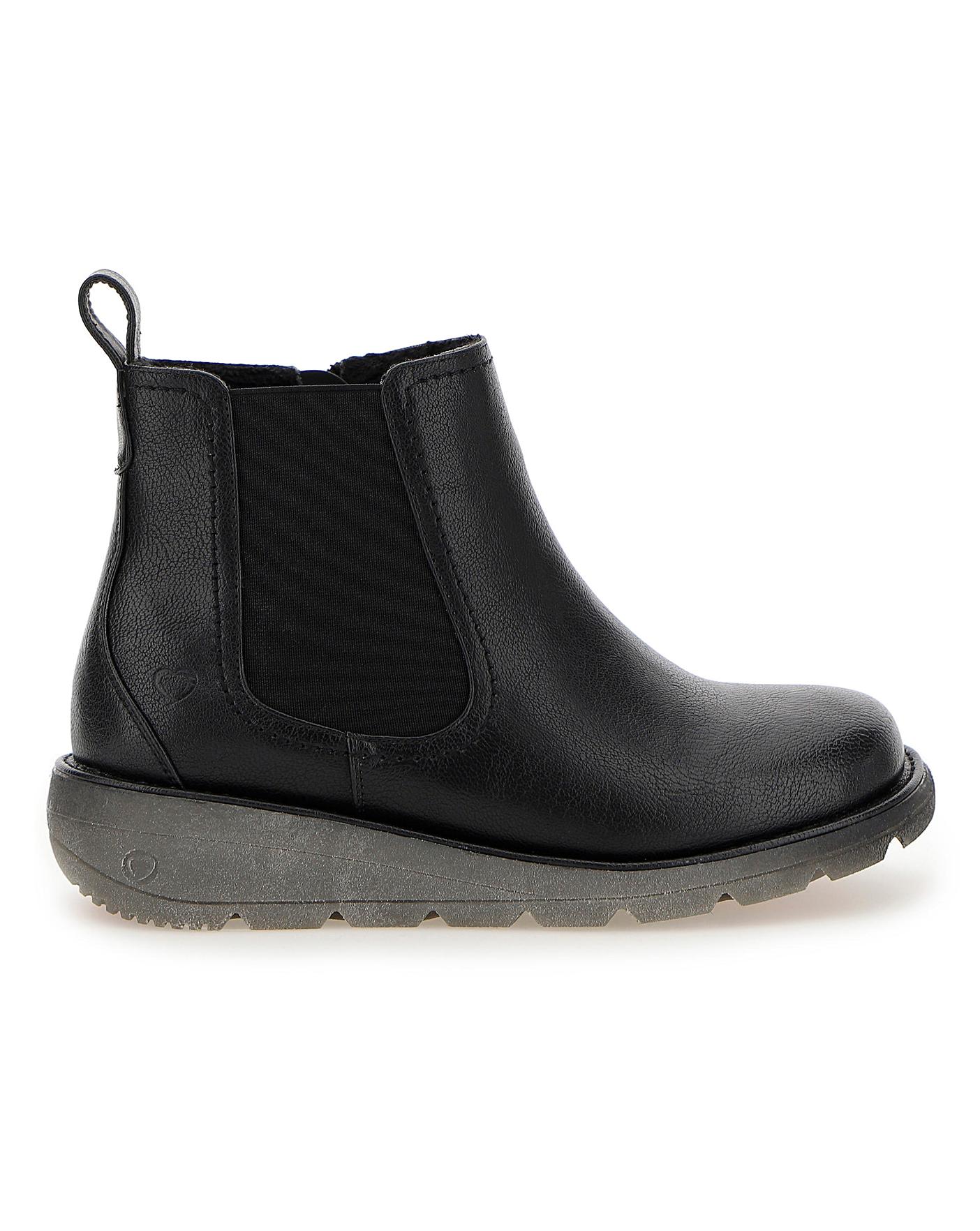 heavenly feet black ankle boots