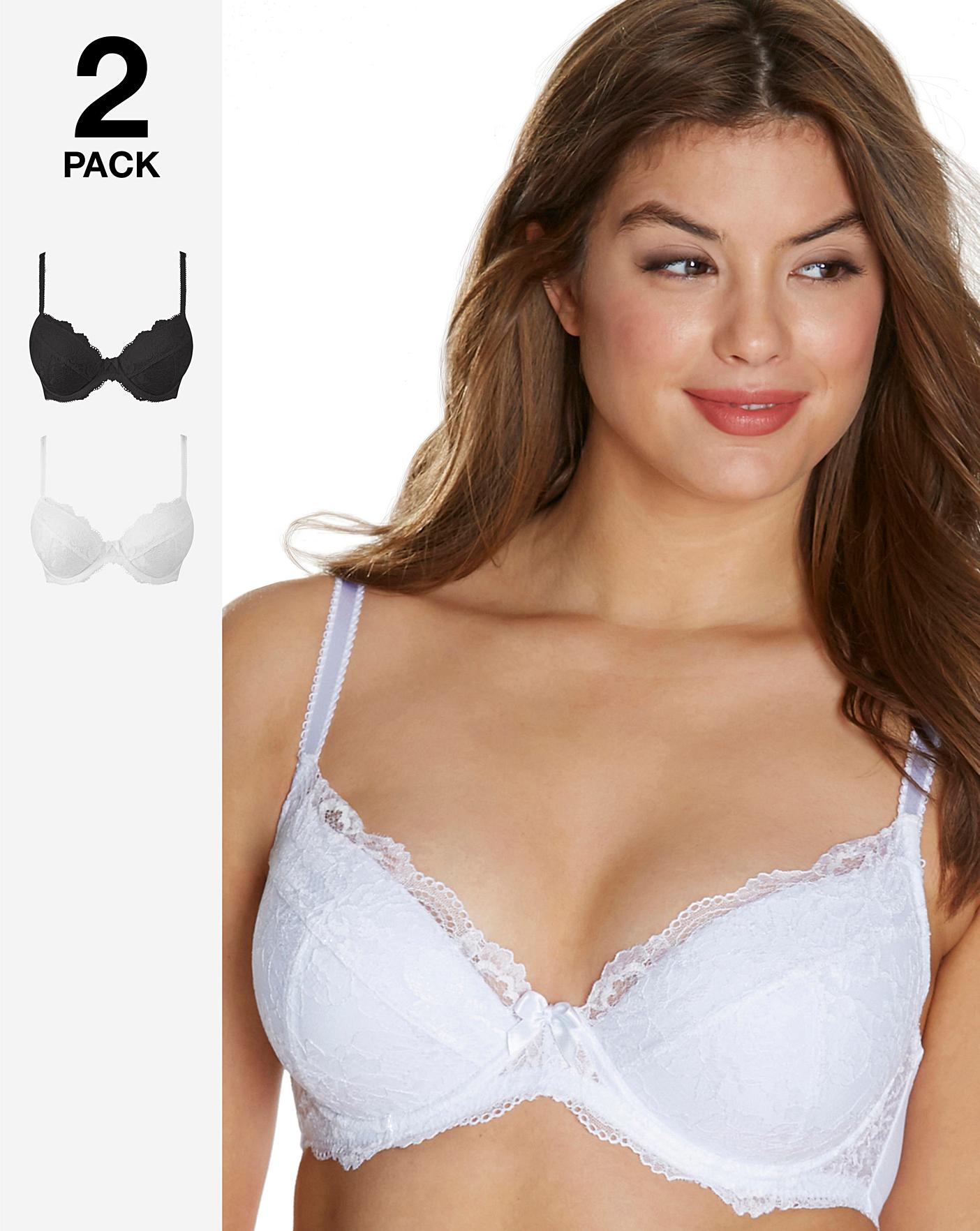 Smart & Sexy Womens MAX Cleavage Bra 2PK : : Clothing, Shoes &  Accessories