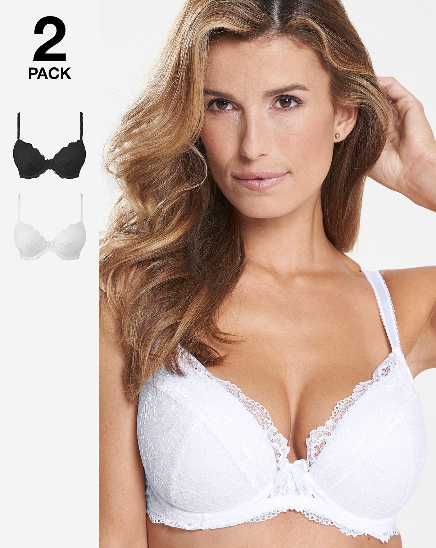 Buy Women's Bras 2 Pack Padded 48 F Lingerie Online
