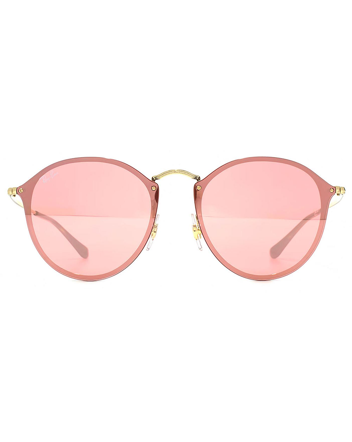 ray ban blaze round pink