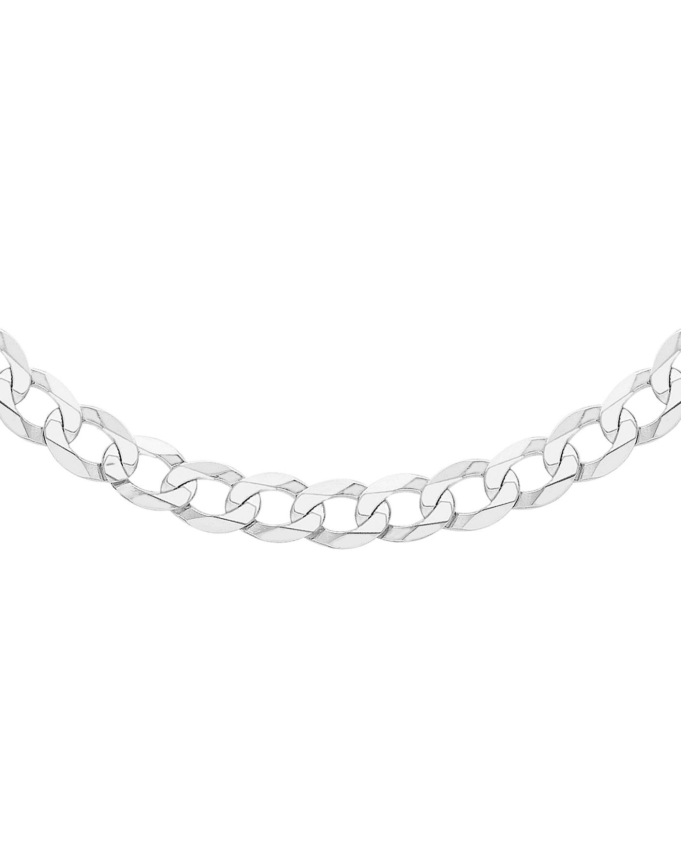 Sterling Silver Curb Chain | J D Williams