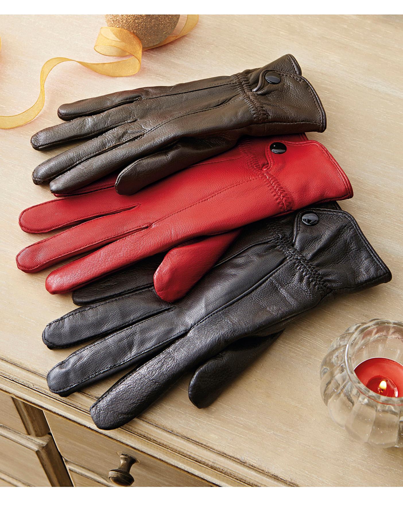 Ladies Leather Gloves Crazy Clearance