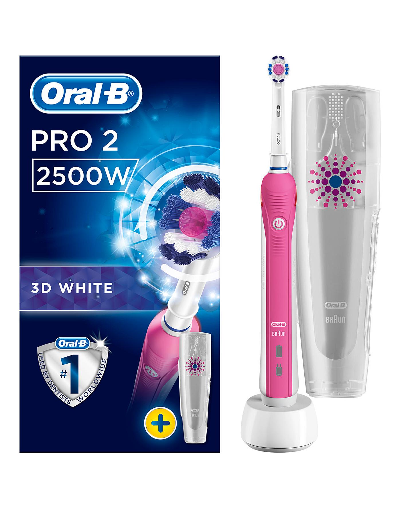 Oral B Pro 2500 Pink Toothbrush Simply Be