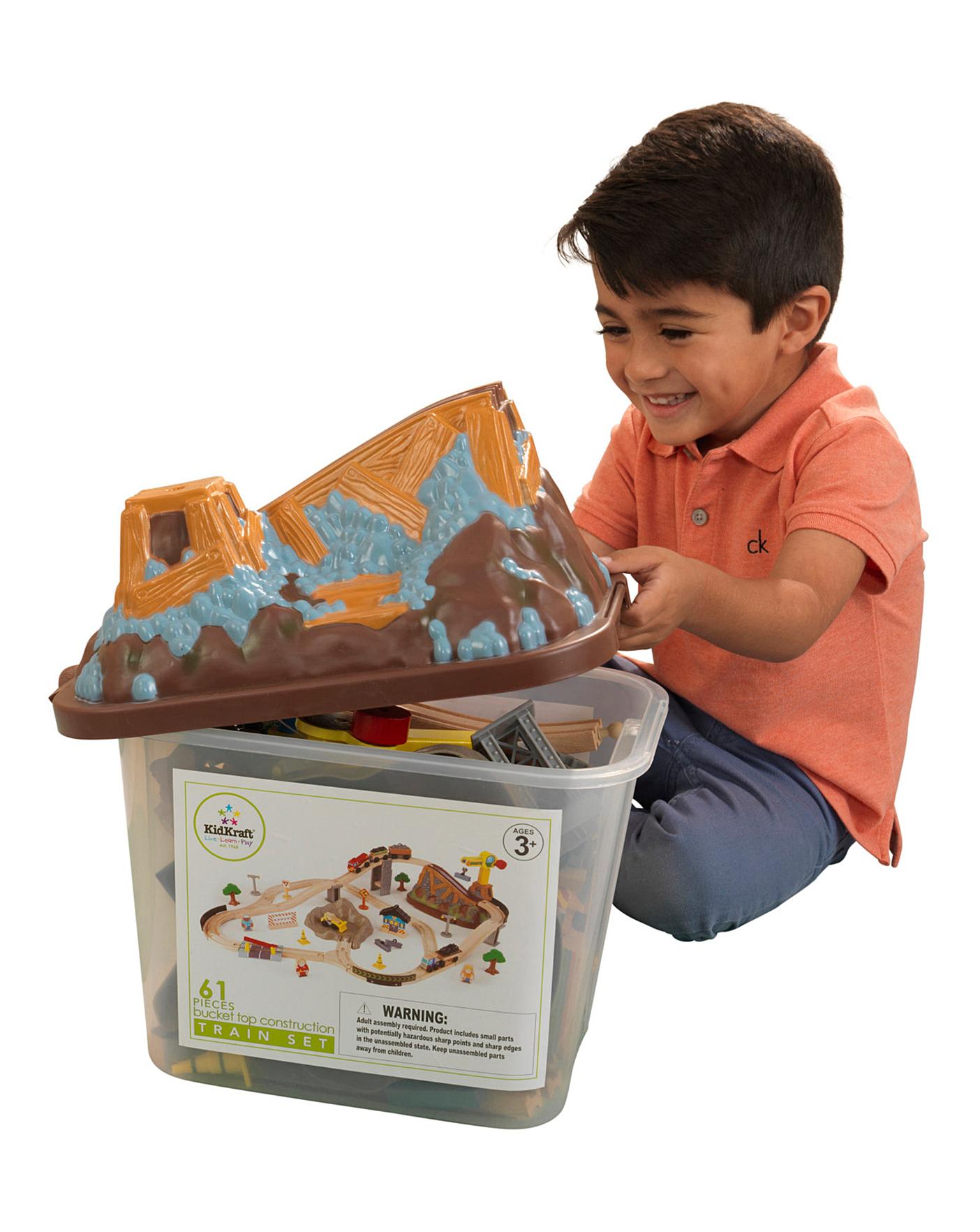 kidkraft construction train set