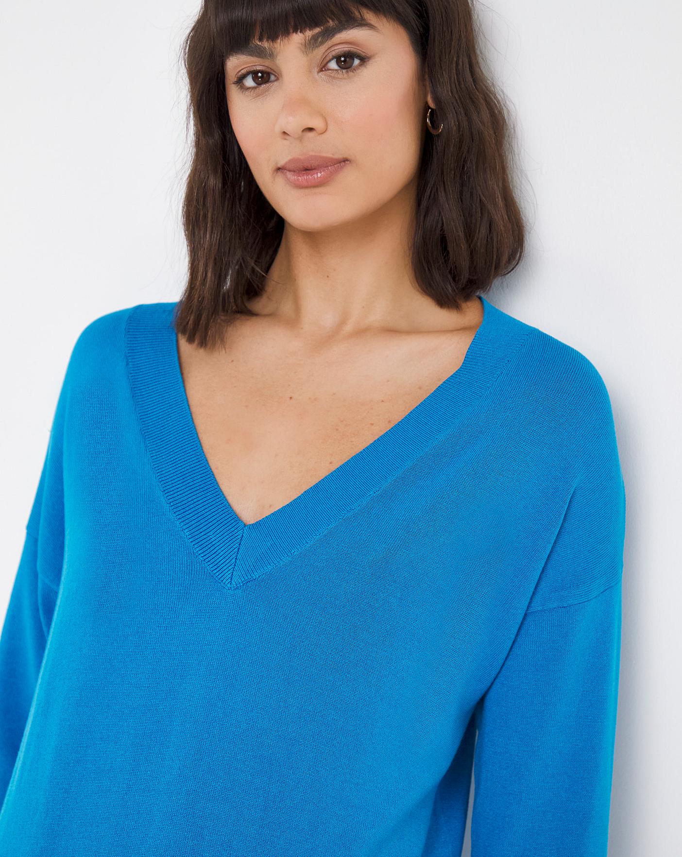 Slouchy V Neck Tunic | J D Williams