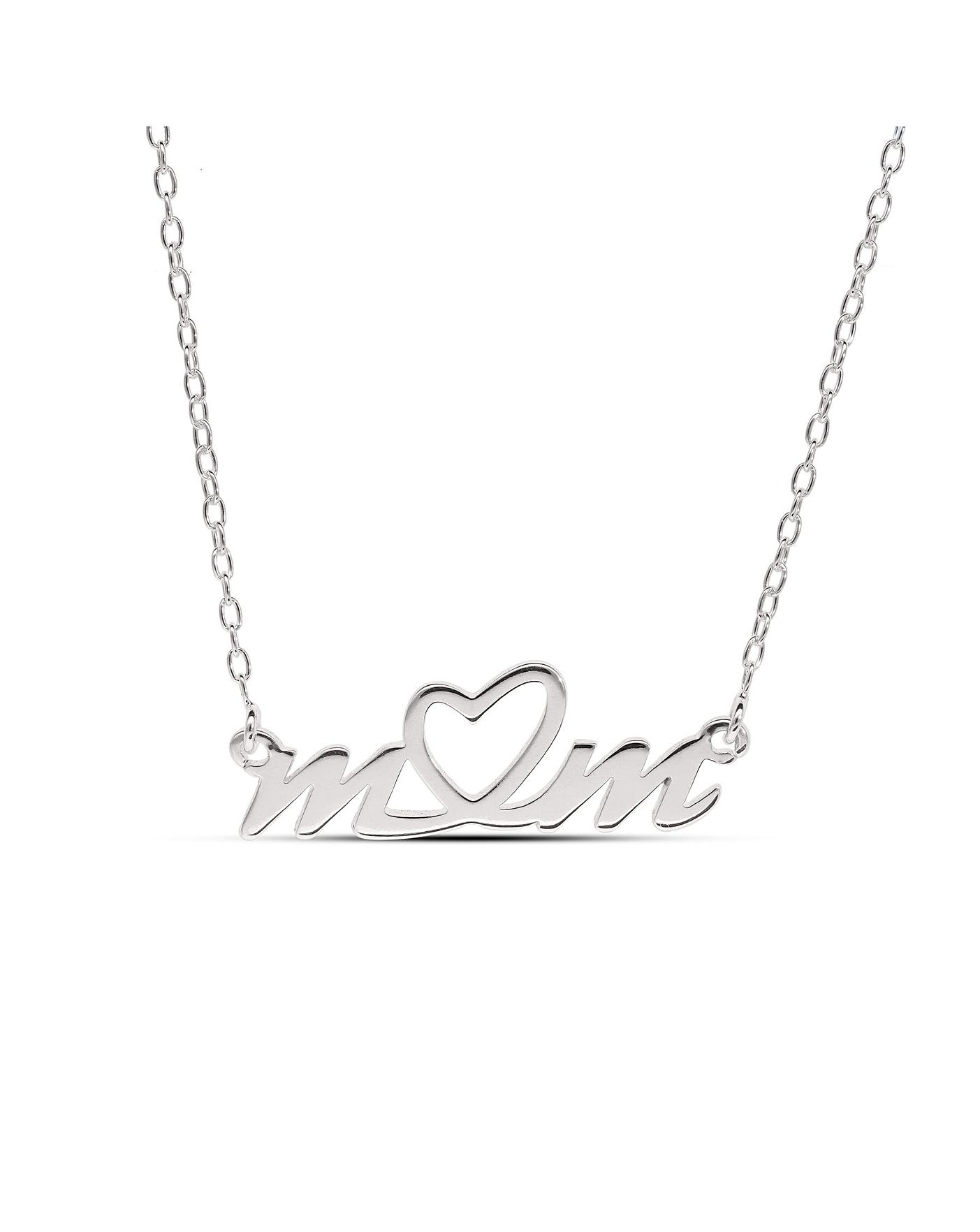 Buy rakva 925 Sterling Silver Gift Mom Necklace, Mum Retirement Necklace  Gift, Retirement Gift For Mum, Gift For Retiring Mother at Amazon.in