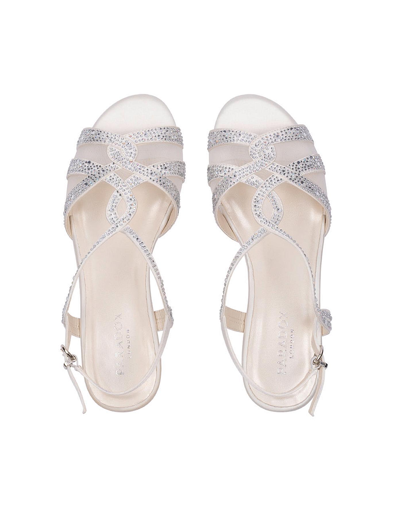 Paradox silver sandals top