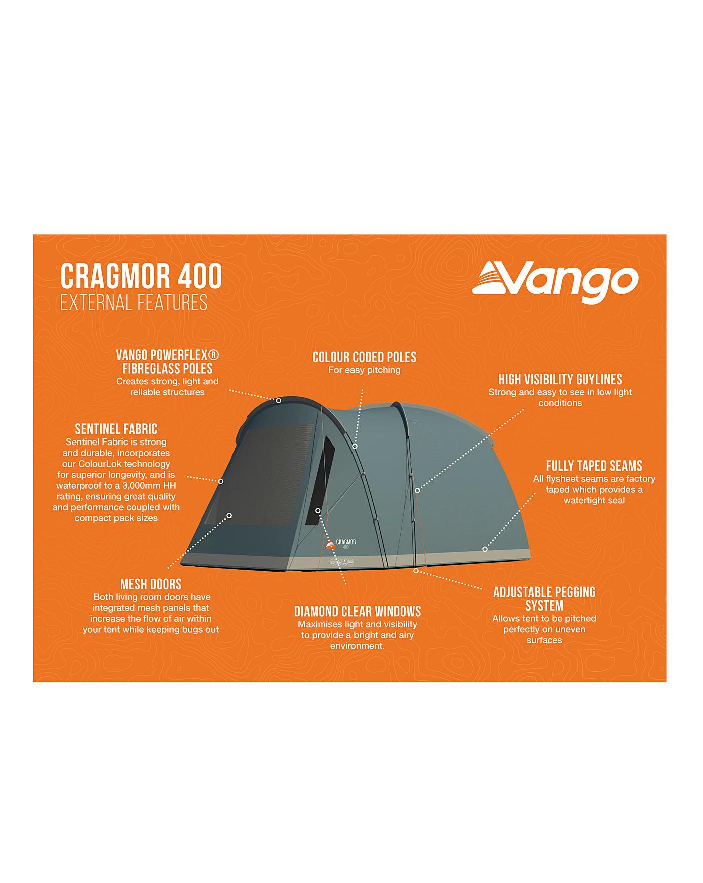 Vango Cragmor 400 4 Man Tent | Ambrose Wilson