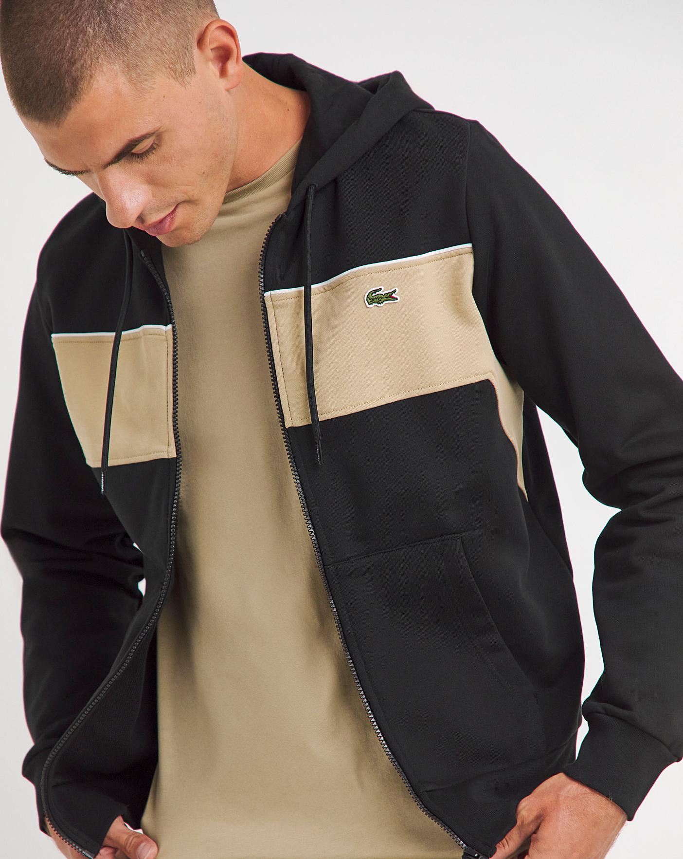 Lacoste Full Zip Colourblock Hoodie Marisota