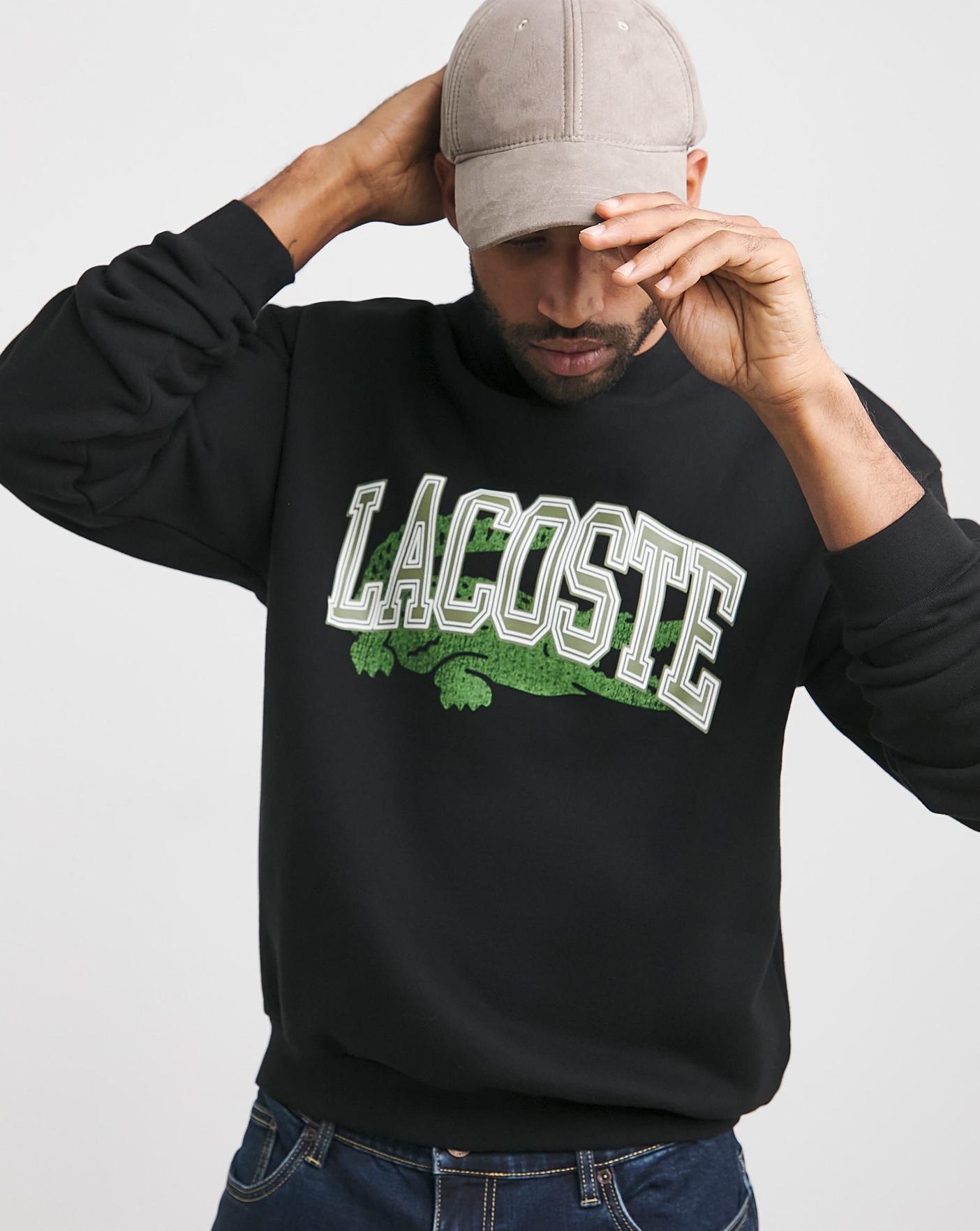 Lacoste varsity sweatshirt hotsell