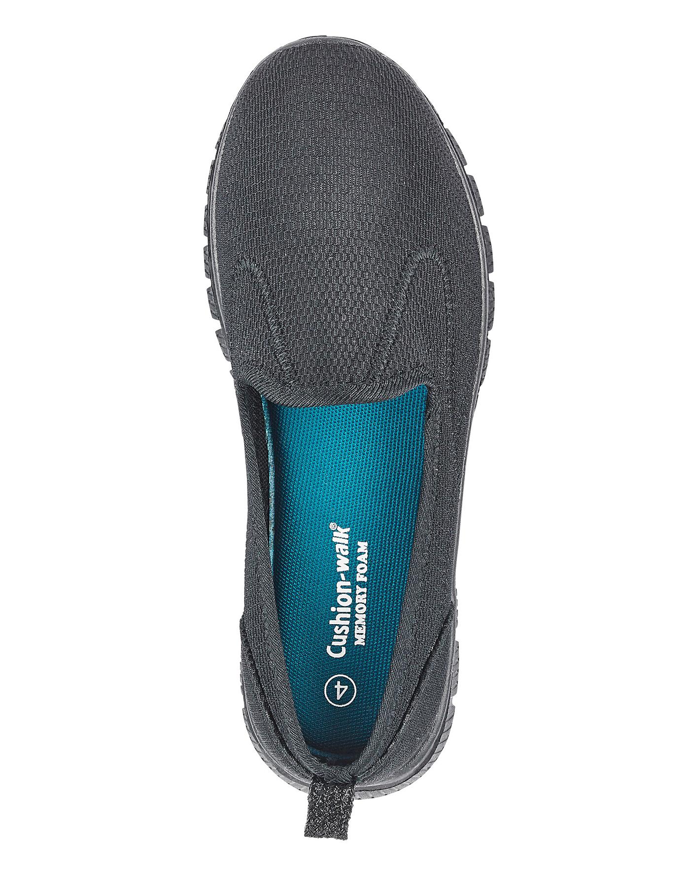 Cushion Walk Slip On Trainers E Fit | Ambrose Wilson